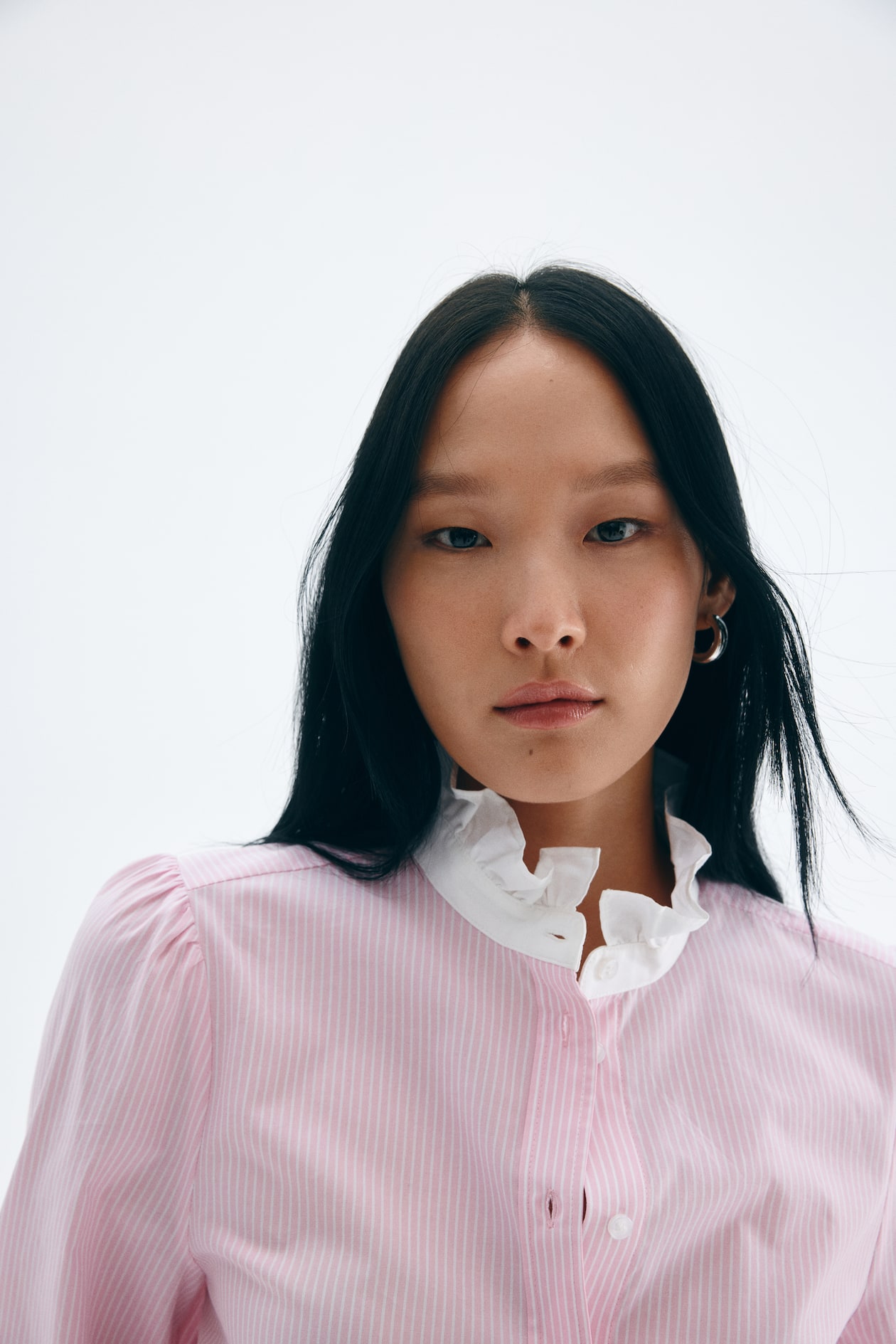 Blouse with Ruffled Collar - image 5
