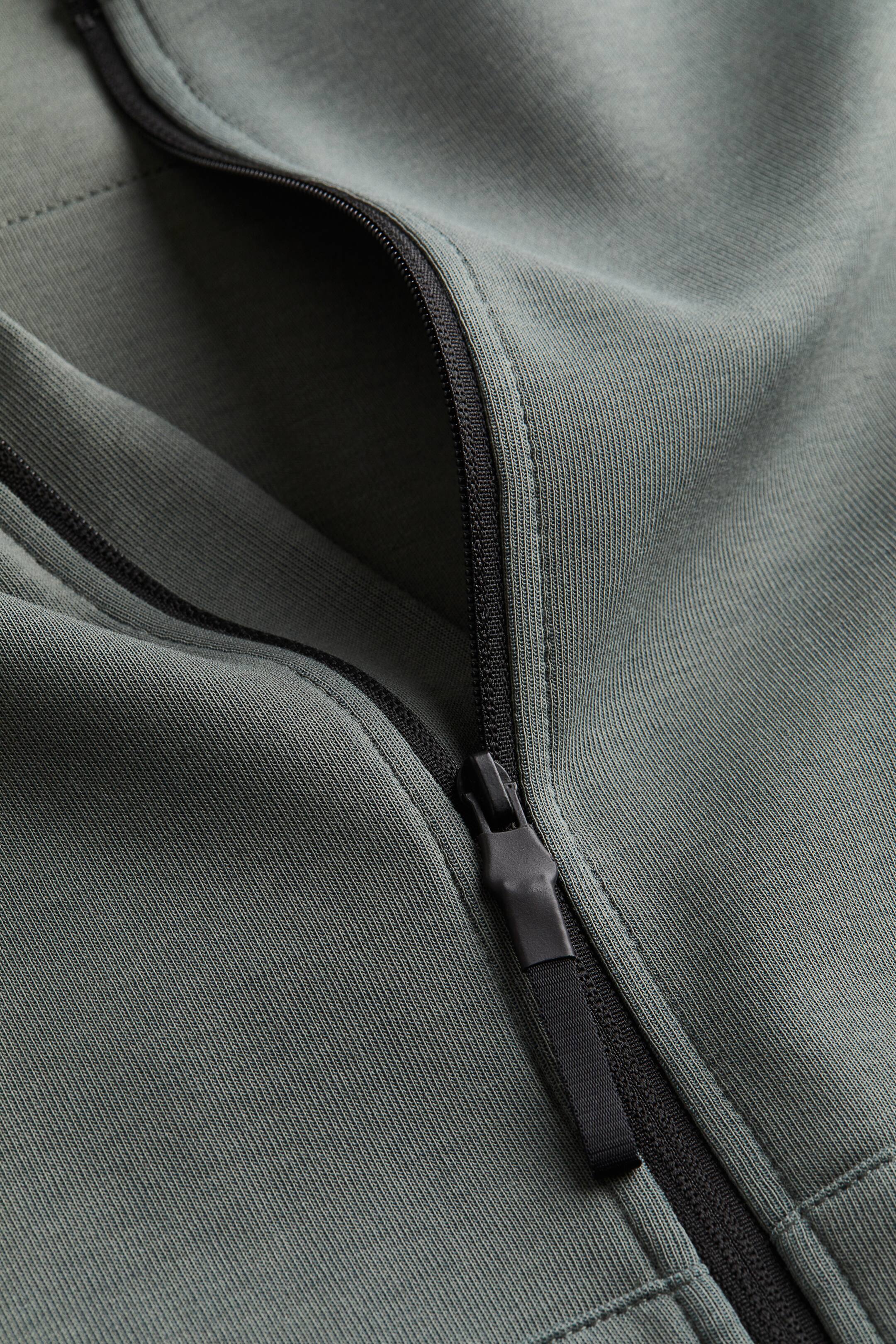 Grotere afbeelding bekijken: Sportvest met kap - Donker kakigroen/zwart - KINDEREN | H&M BE 3