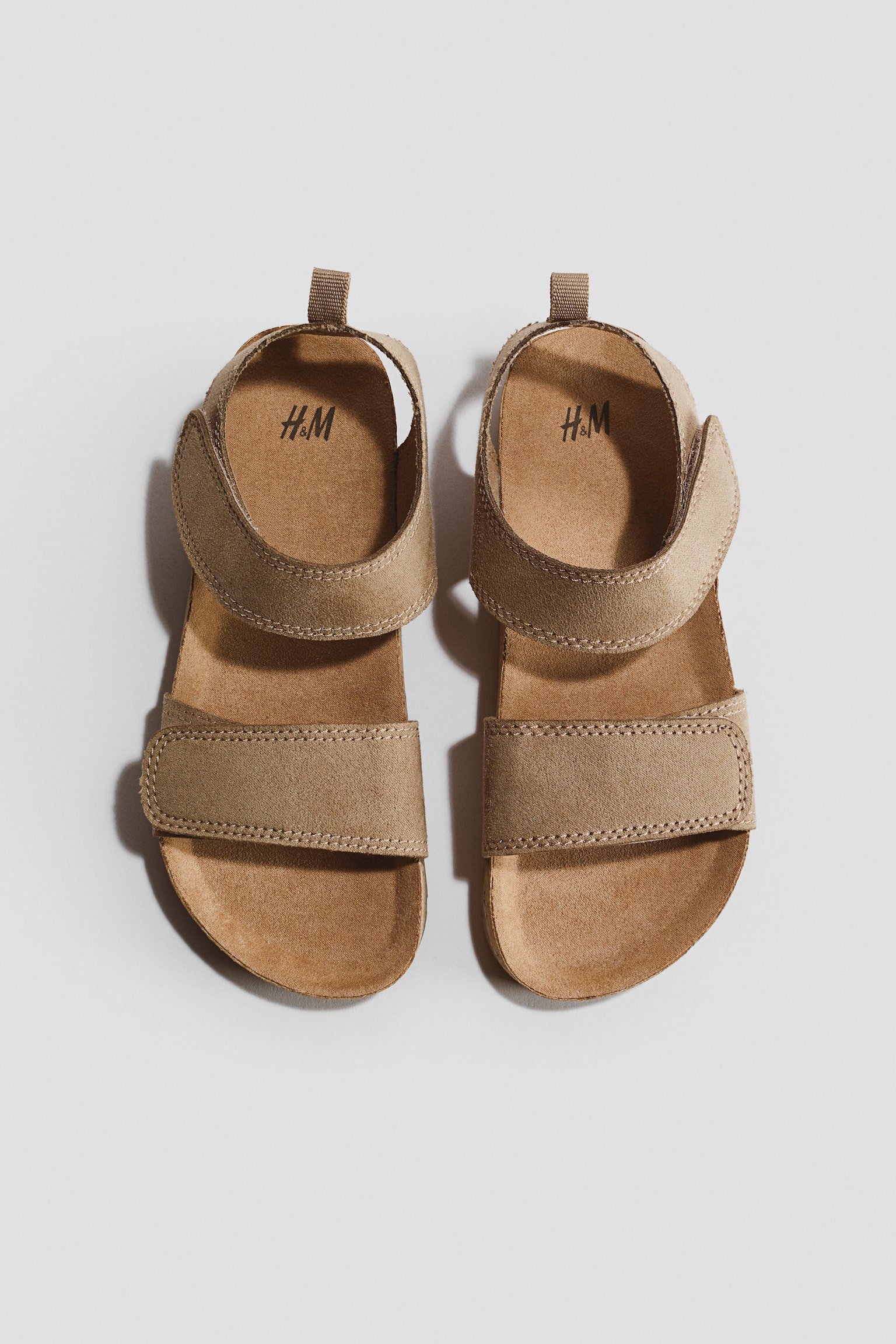 Sandales avec bride de cheville - Taupe/Bleu marine - 7