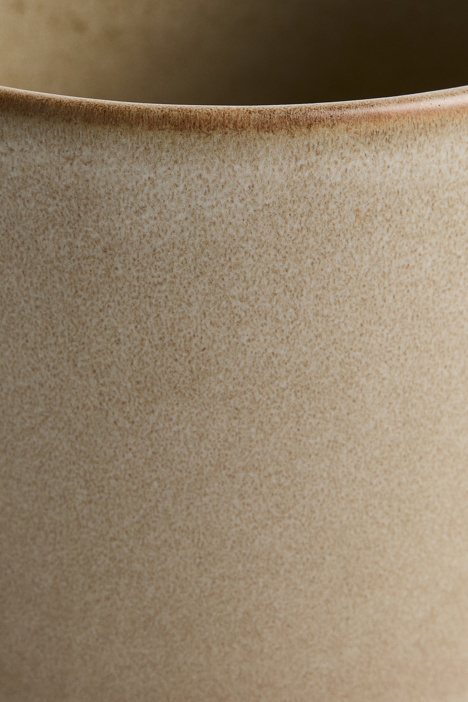 Small Reactive-Glaze Jar - Beige/Light beige - 5