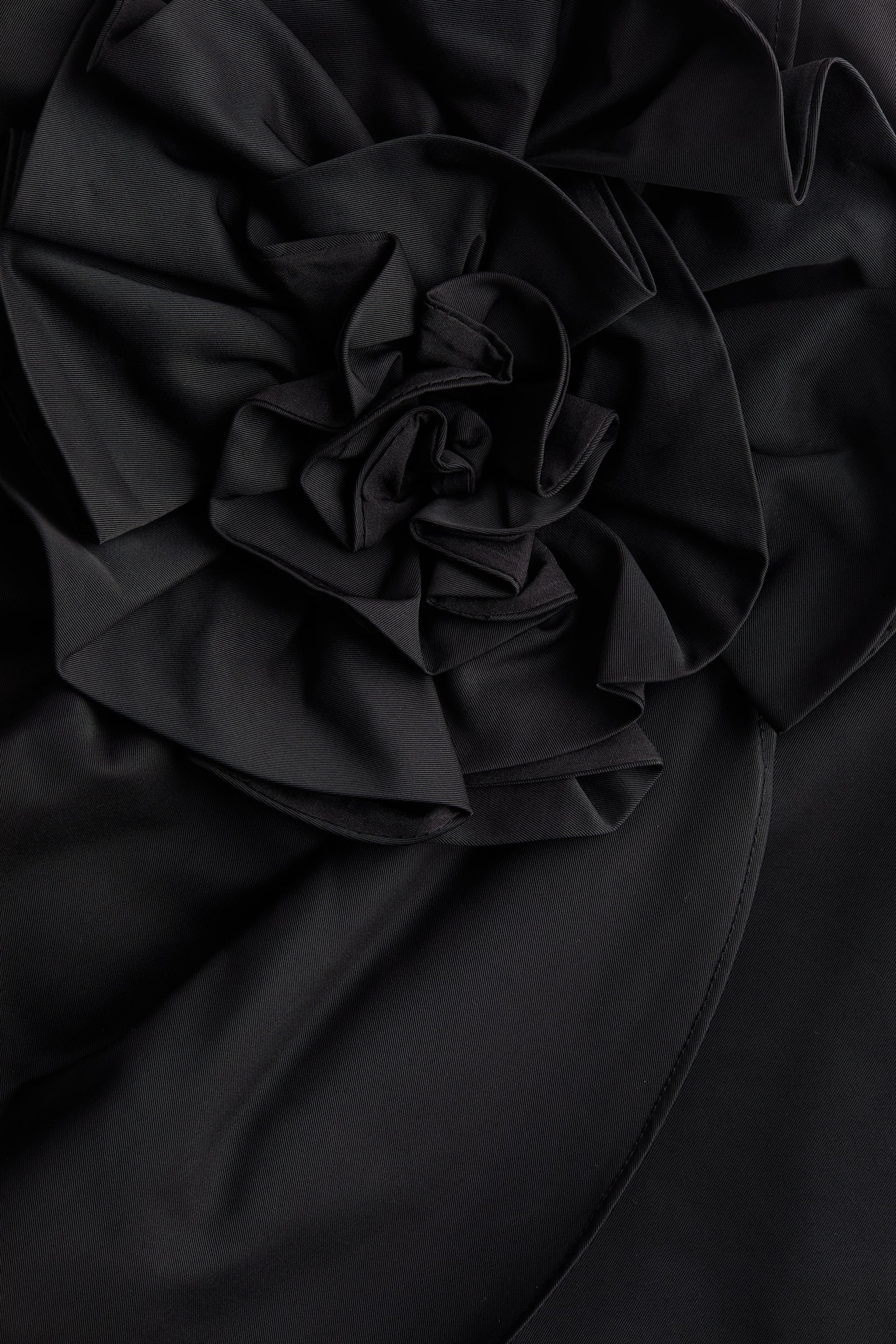 Appliquéd mini skirt - Black/Burgundy - 5