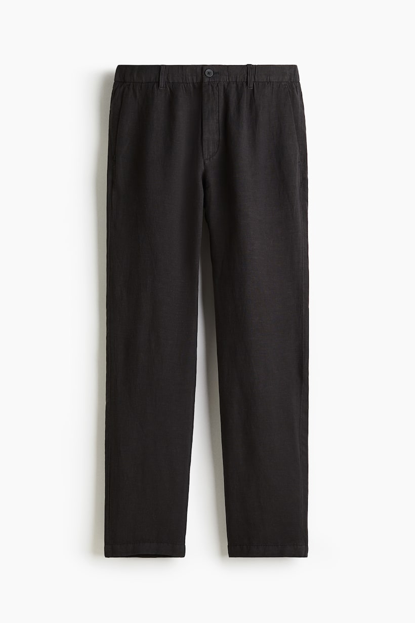 Linen Pants for Men Slim Fit, Loose Casual H&M US