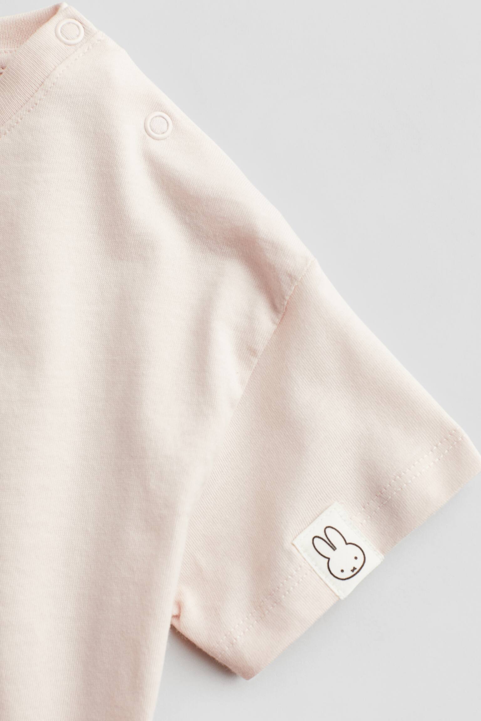 Print Cotton Tee - Powder pink/Miffy - 4