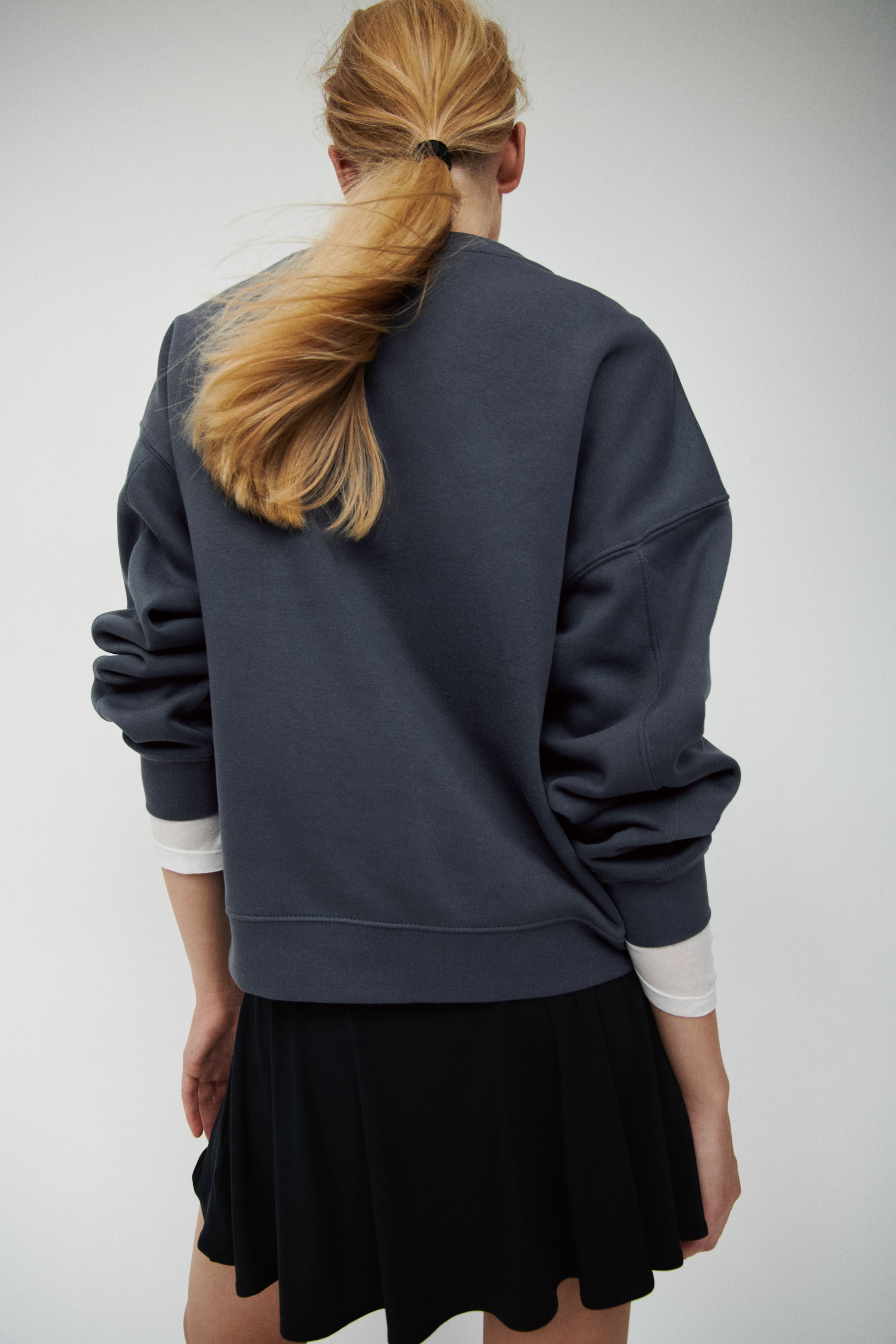 Sweatshirt with Printed Motif