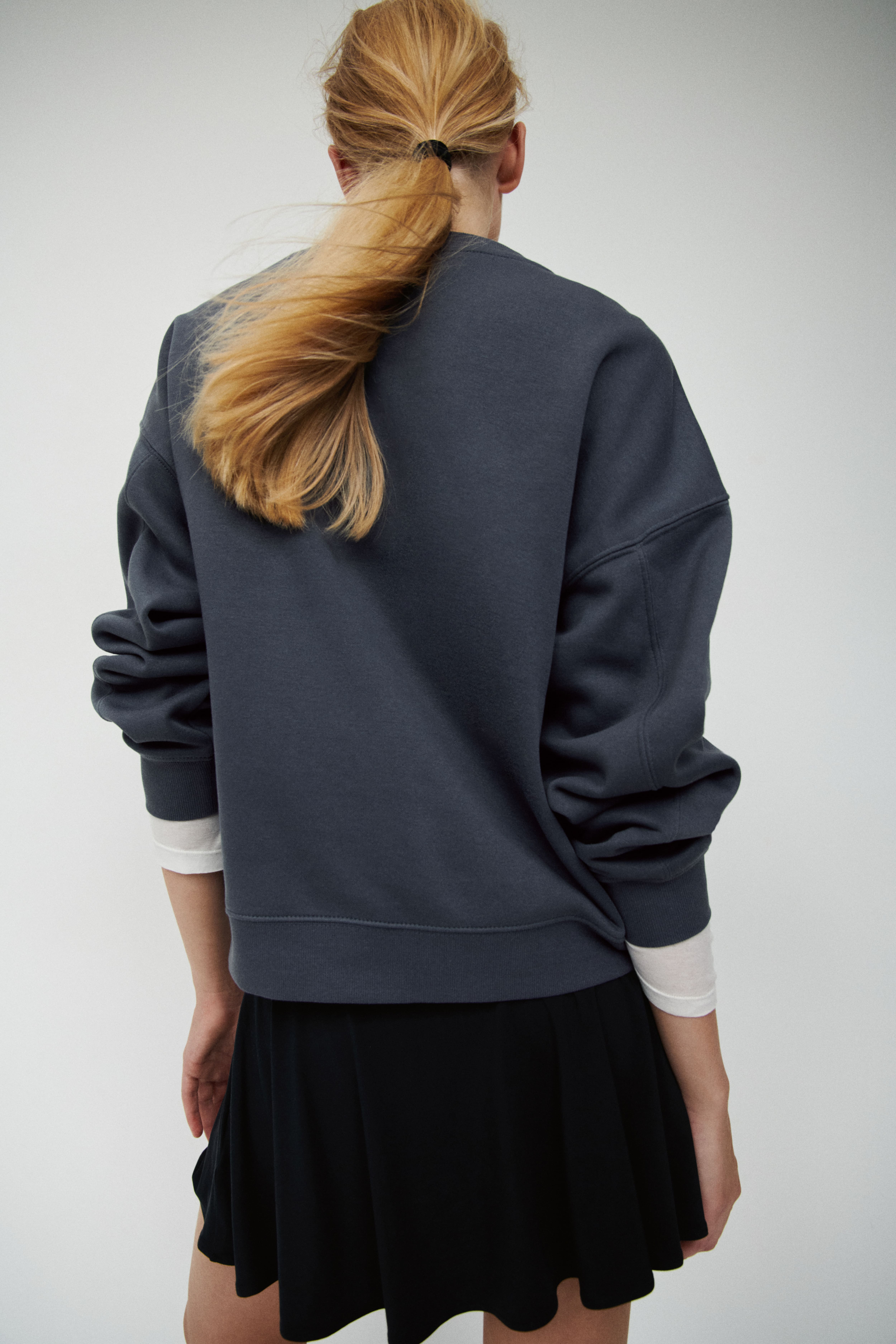 Sweatshirt with Printed Motif