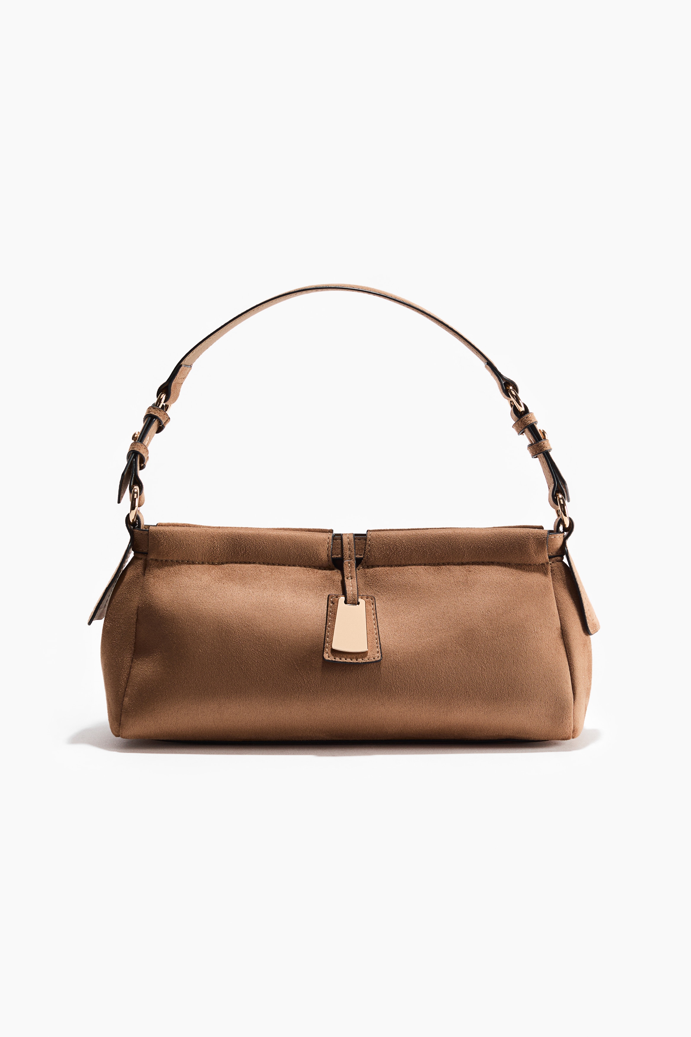 Bolso de hombro - Beige/Marrón oscuro