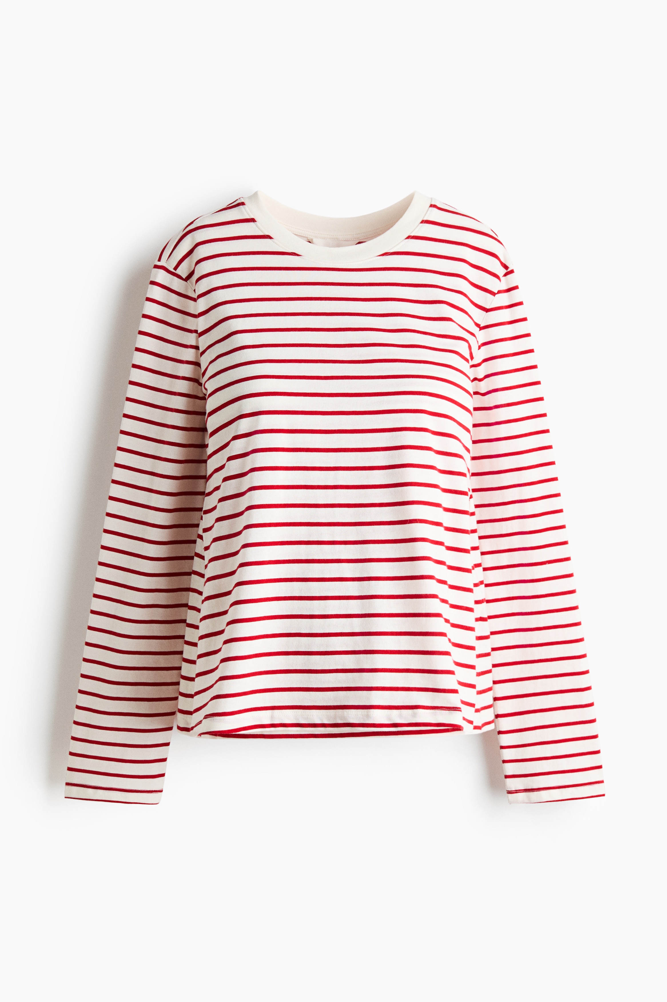 MAMA Cotton nursing top - White/Red striped/White/Striped/Black/White