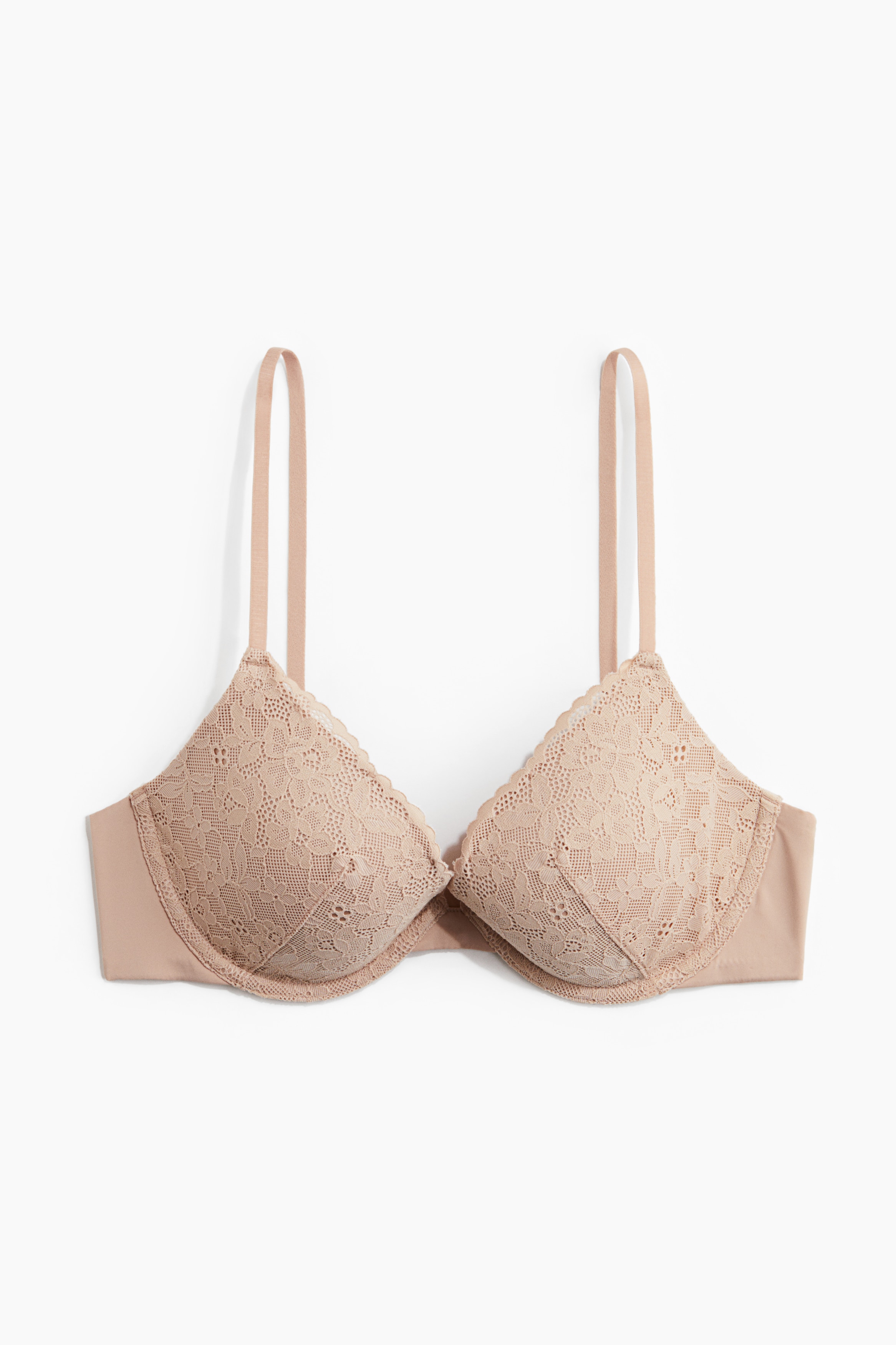 Push-up Sütyen Soft Foam - Bej/Siyah