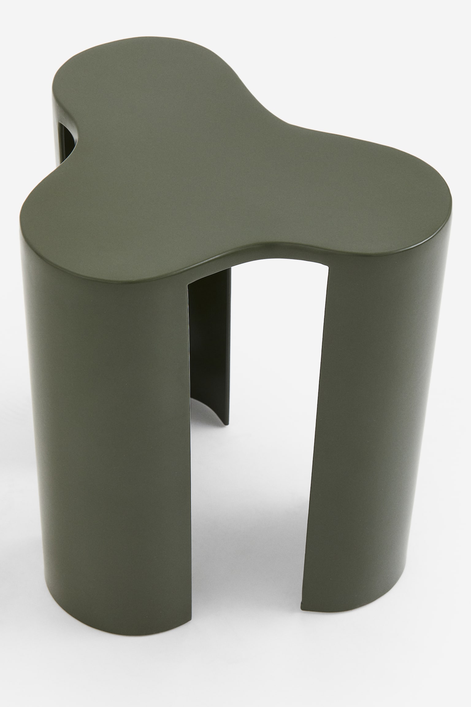 Metal side table - Dark green - 3