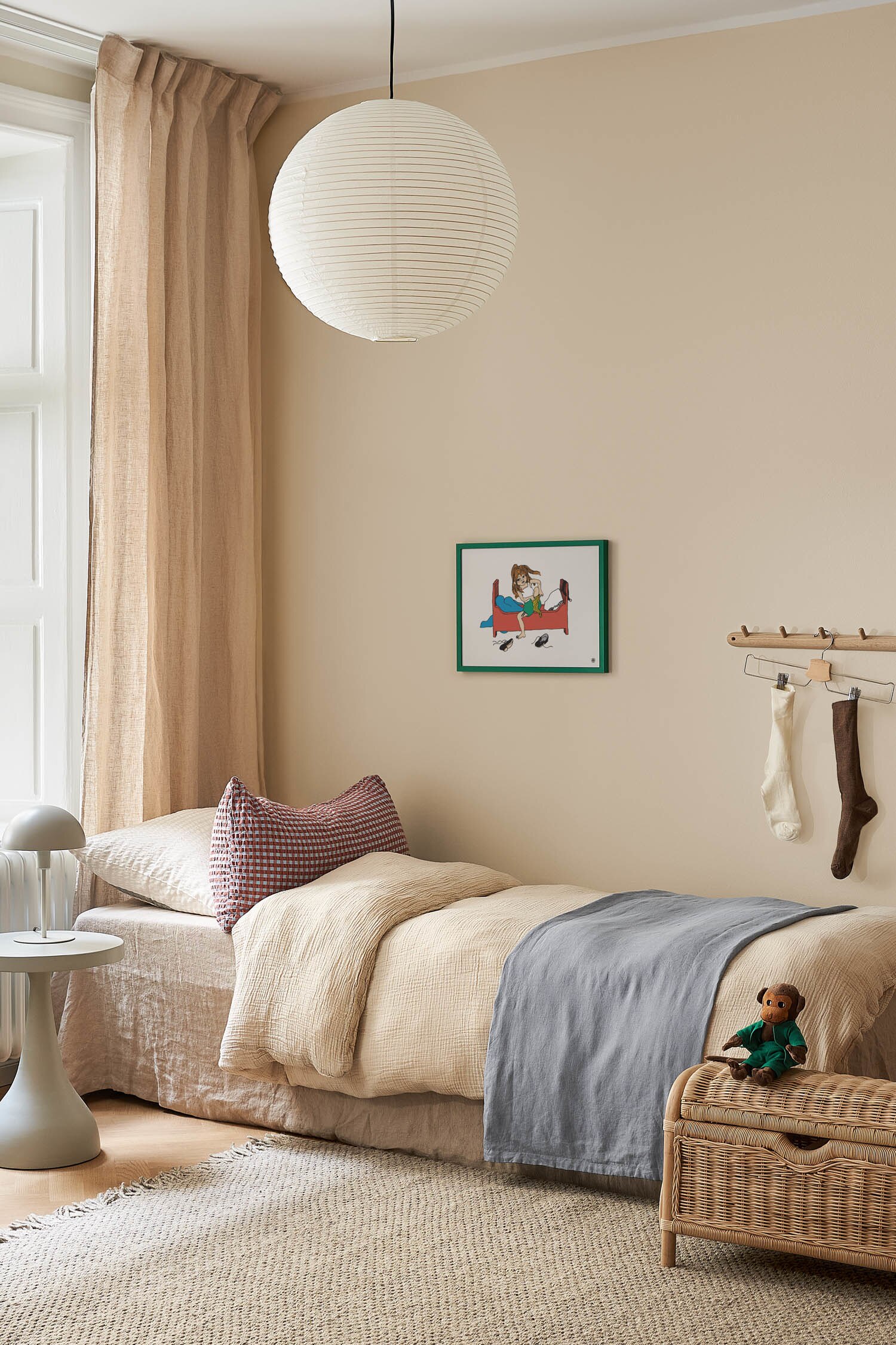 Pippi Morning Routine Poster - Red