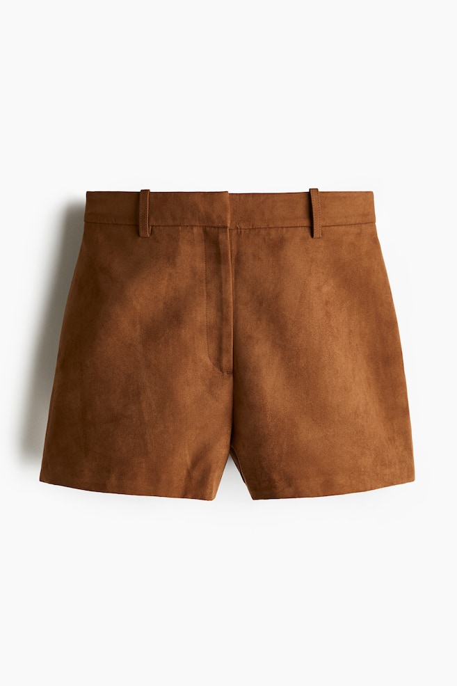 City-Shorts - Braun/Schwarz/Hahnentrittmuster - 1