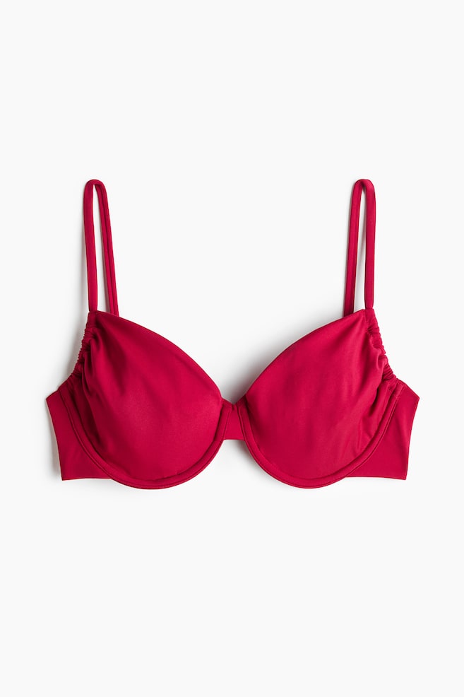 Top de biquíni - Rosa escuro/Turquesa - 1