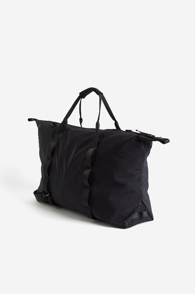 Water-repellent sports bag - Black/Beige - 2