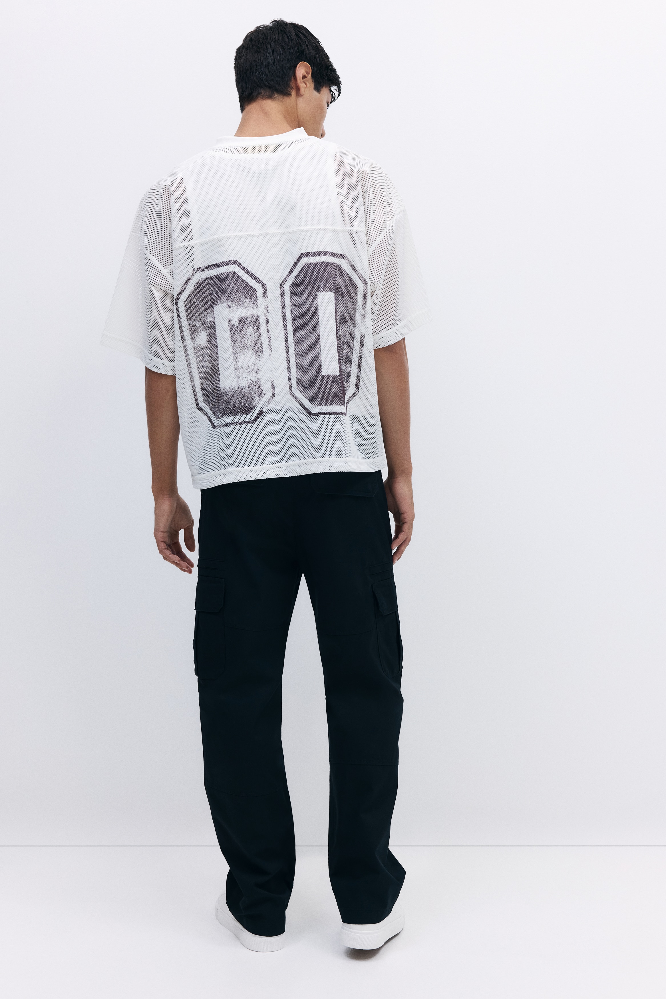 Regular Fit twill cargo trousers