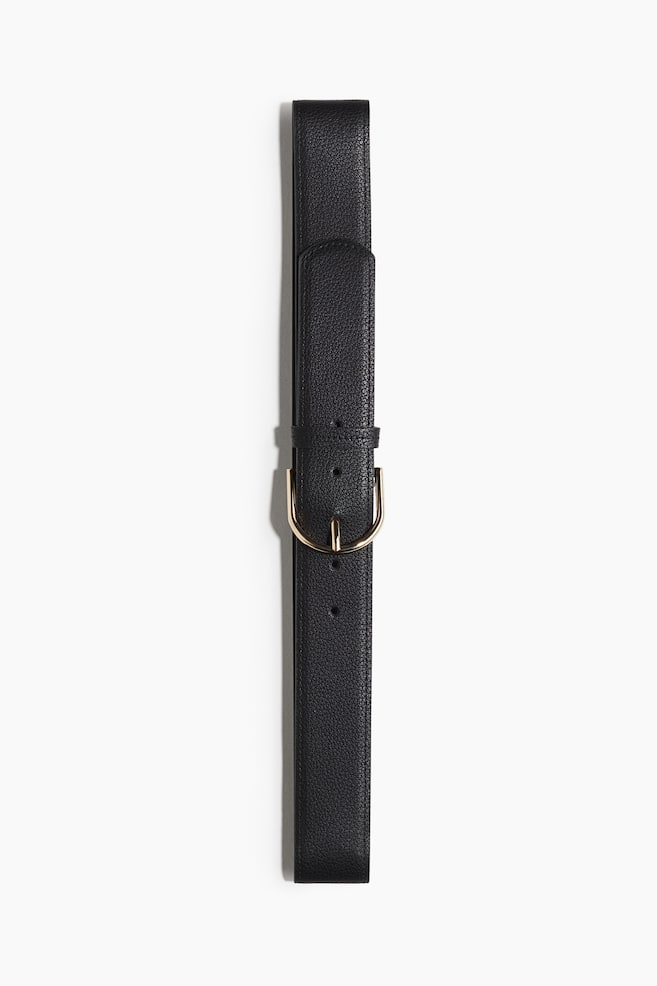Cinturón - Negro/Marrón oscuro/Beige - 1
