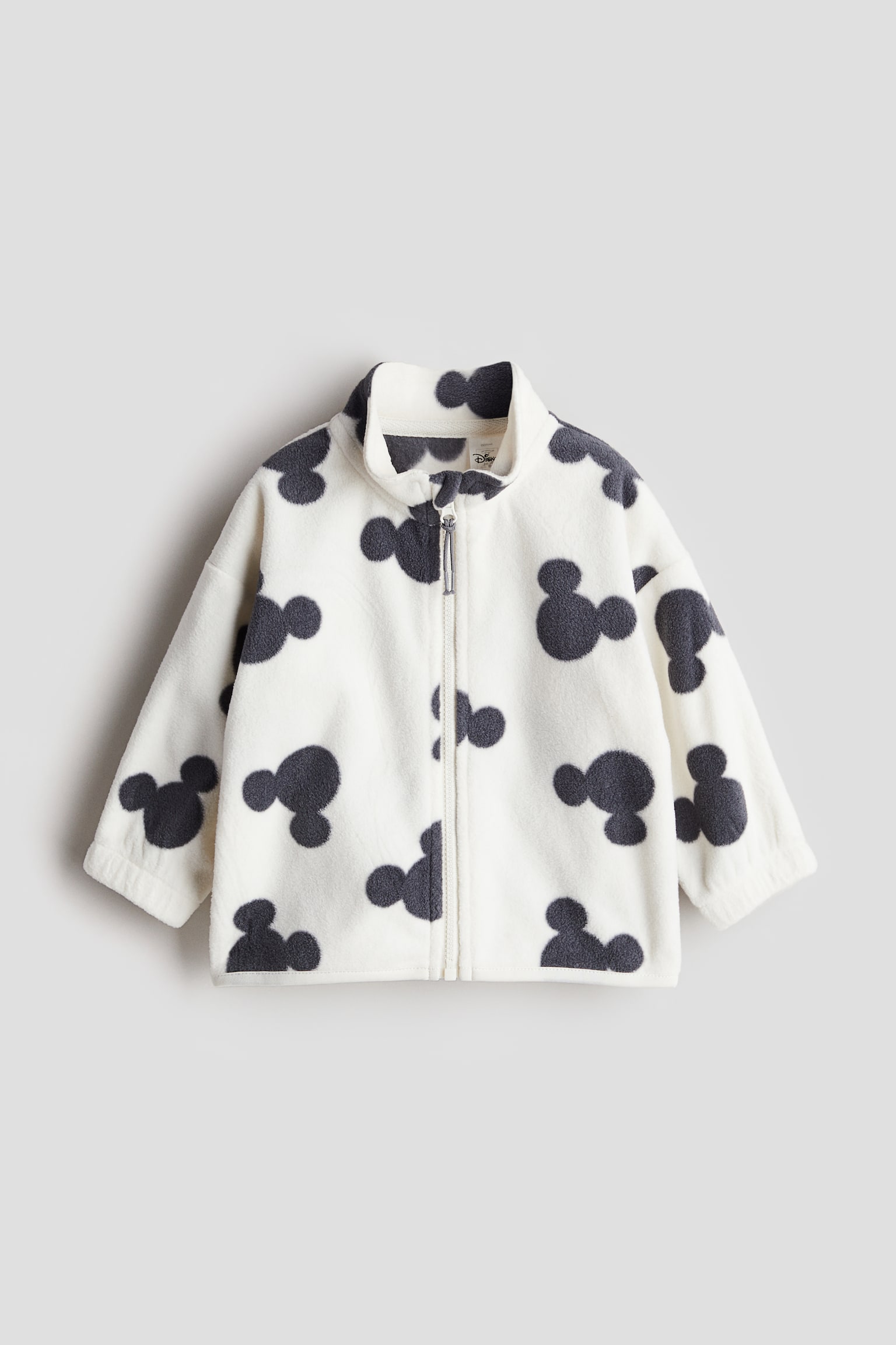 Patterned fleece jacket - White/Mickey Mouse/Pink/Minnie Mouse - 1