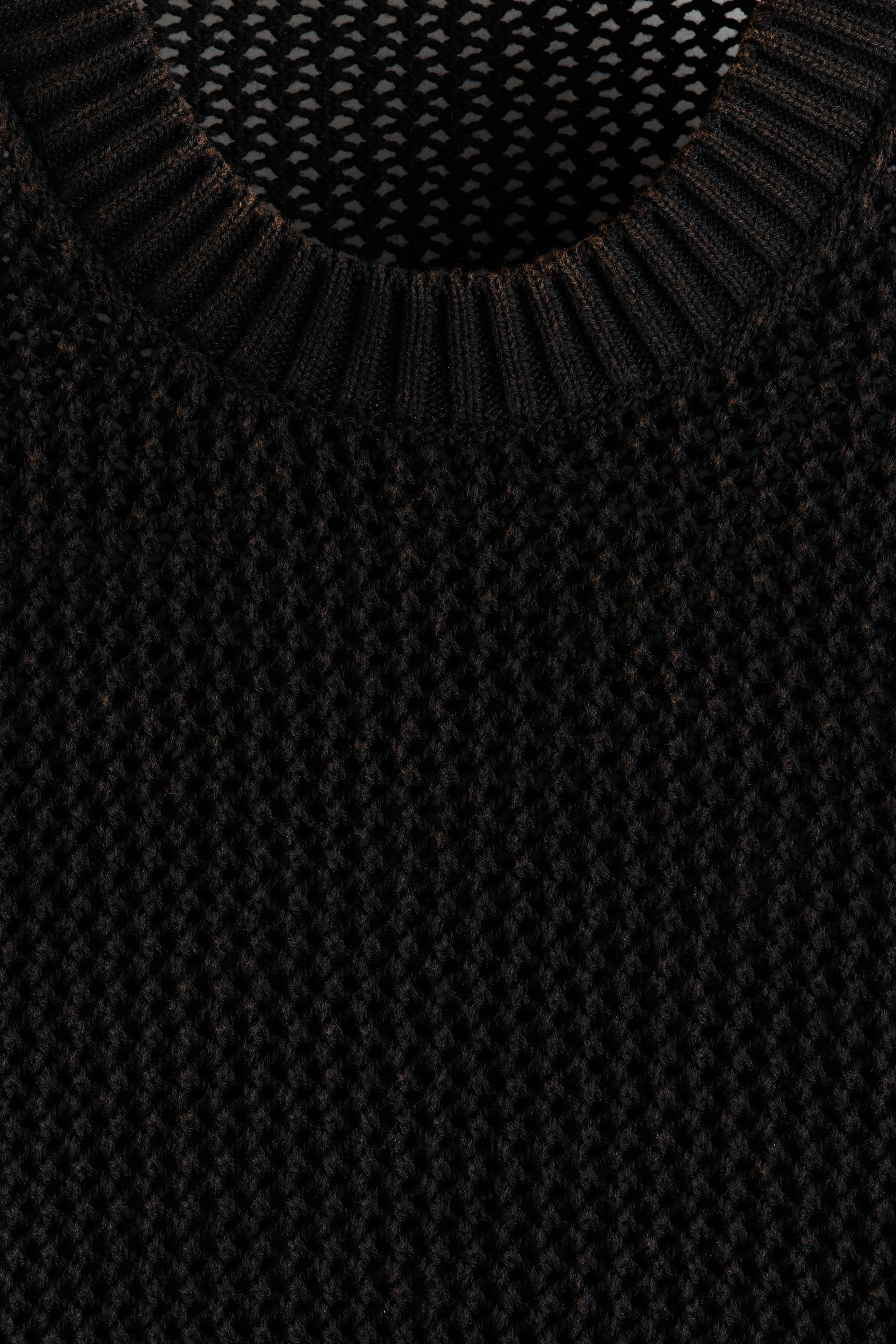 Loose-Fit Open-Knit Cotton Sweater