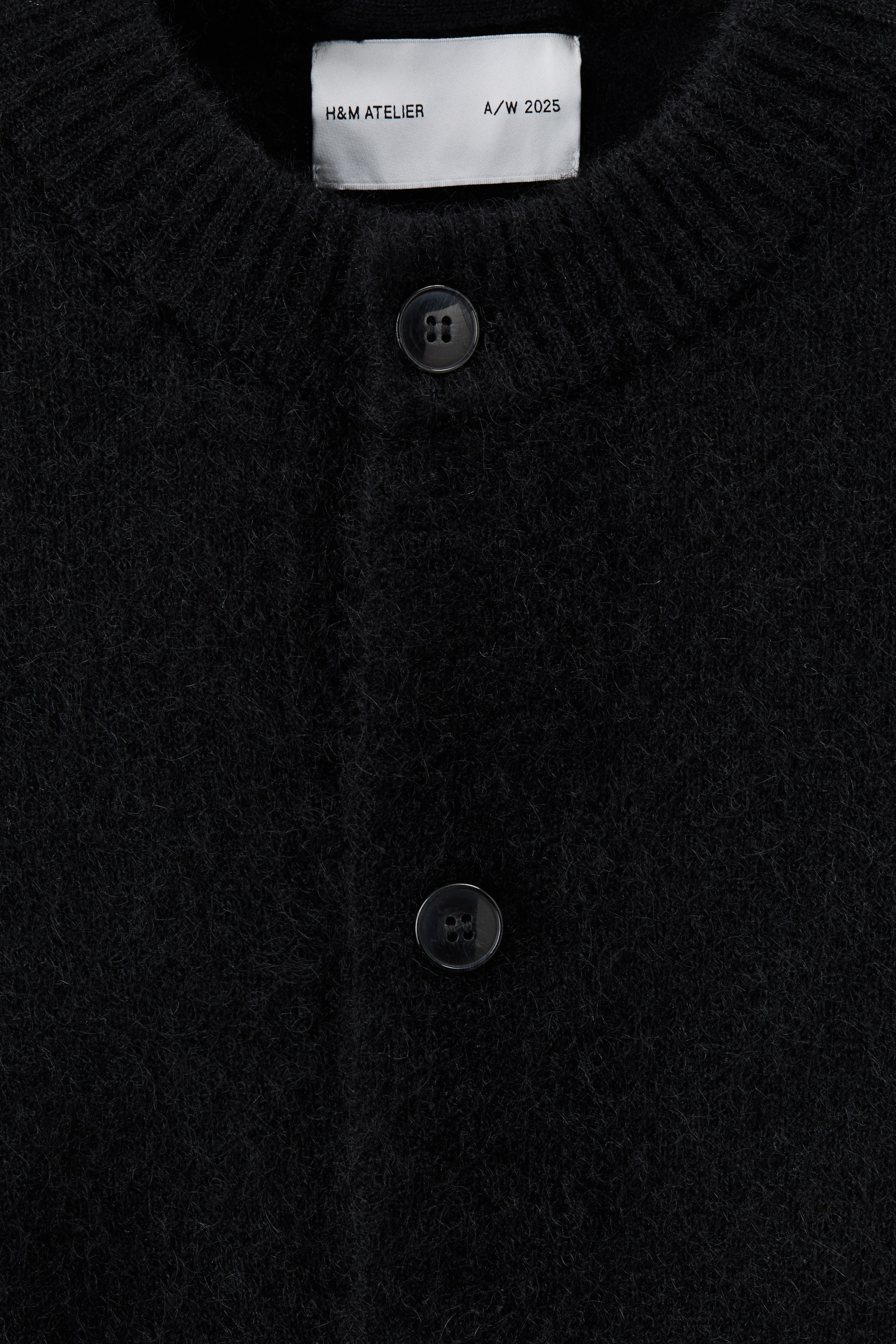 Ingrandisci l'immagine: Cardigan in misto mohair Relaxed Fit - Nero - UOMO | H&M CH 9