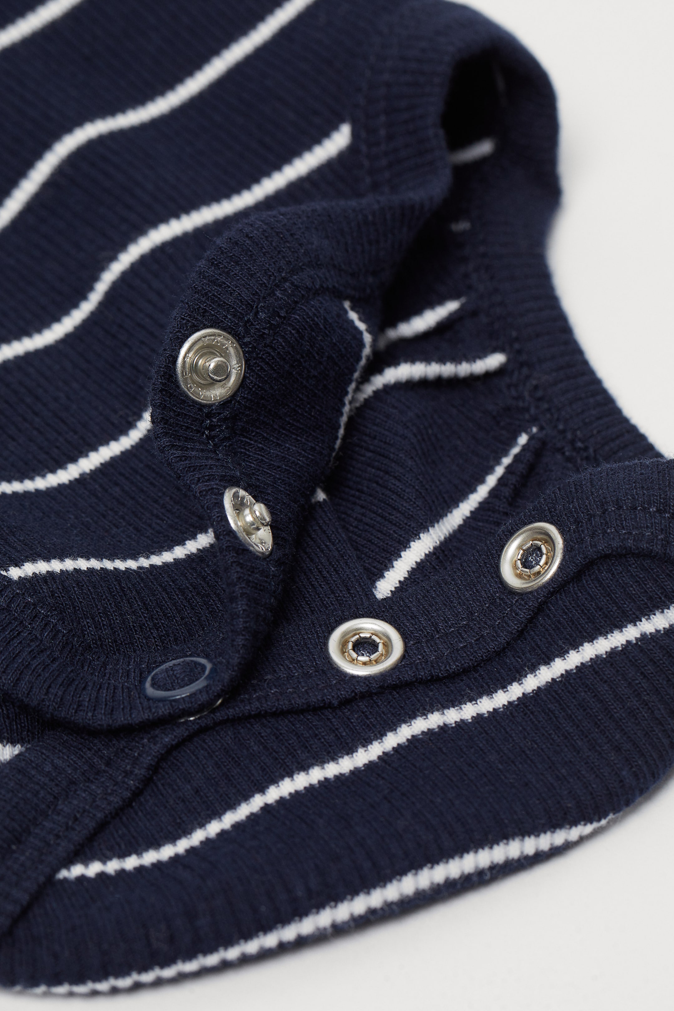 View larger image: Long-sleeved bodysuit - Dark blue/Striped - Kids | H&M IE 3