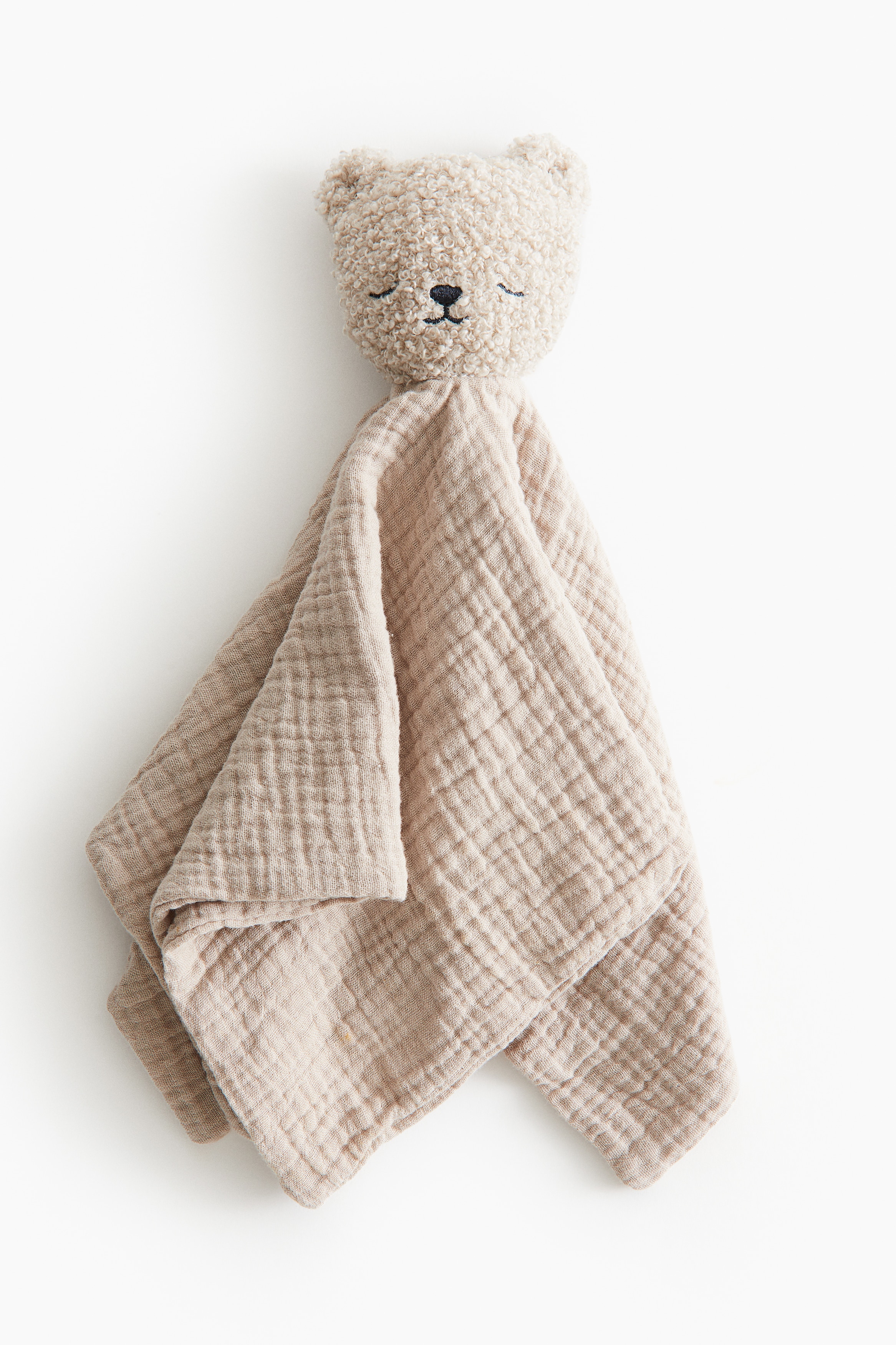 Bavlnená dečka pre bábätko - Béžová/medvedík