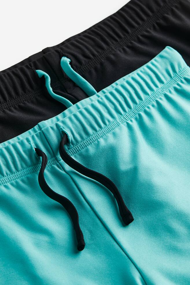 2-pack swimming trunks - Bright turquoise/Black/Navy blue/Teal - 2