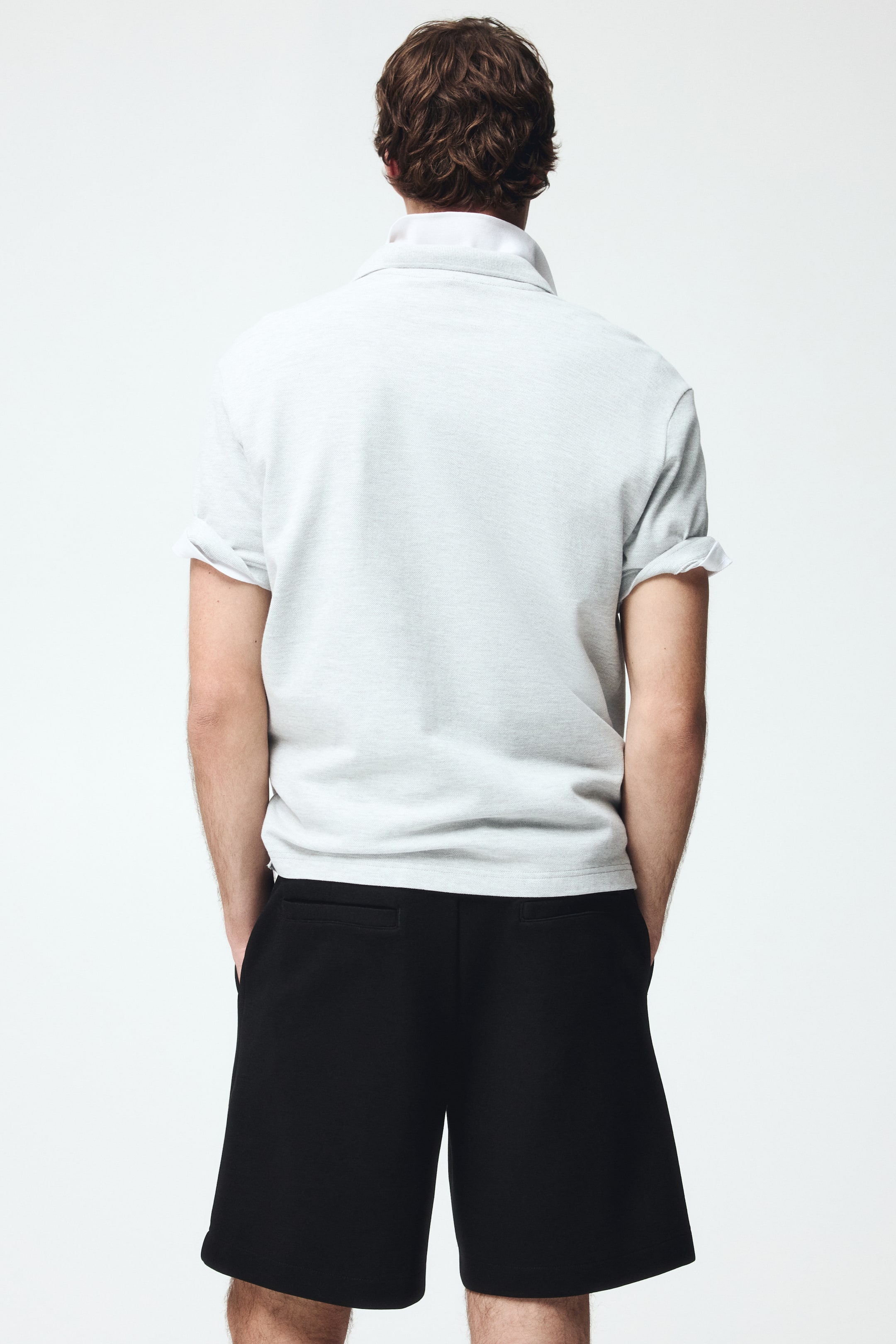 Regular-Fit Interlock Shorts