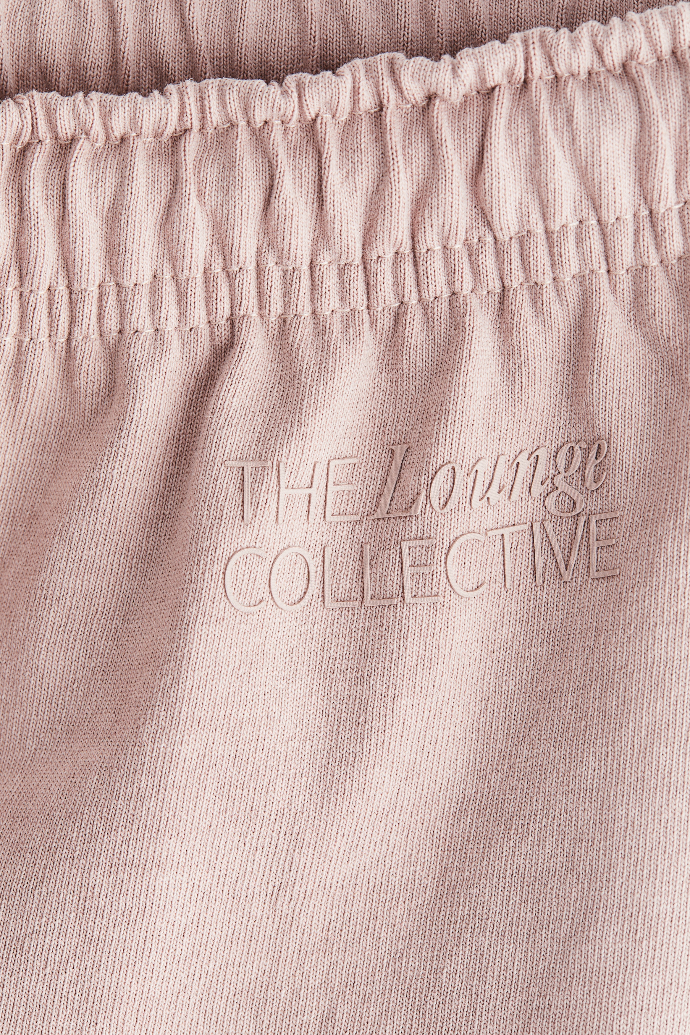 Washed-look cotton trousers