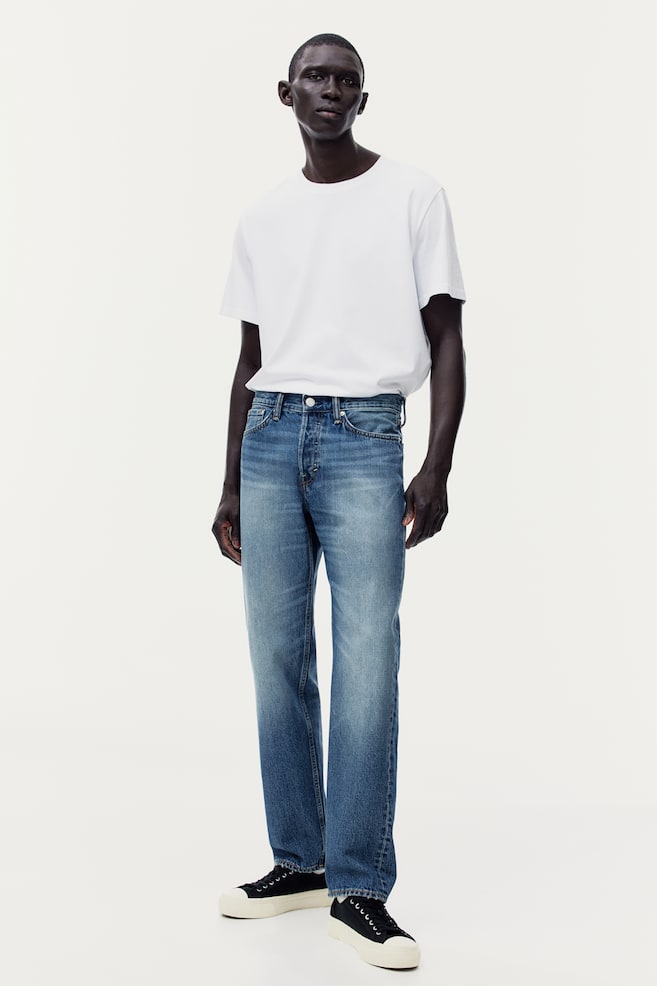 Straight Regular Jeans - Blu denim/Blu denim chiaro/Denim nero - 1
