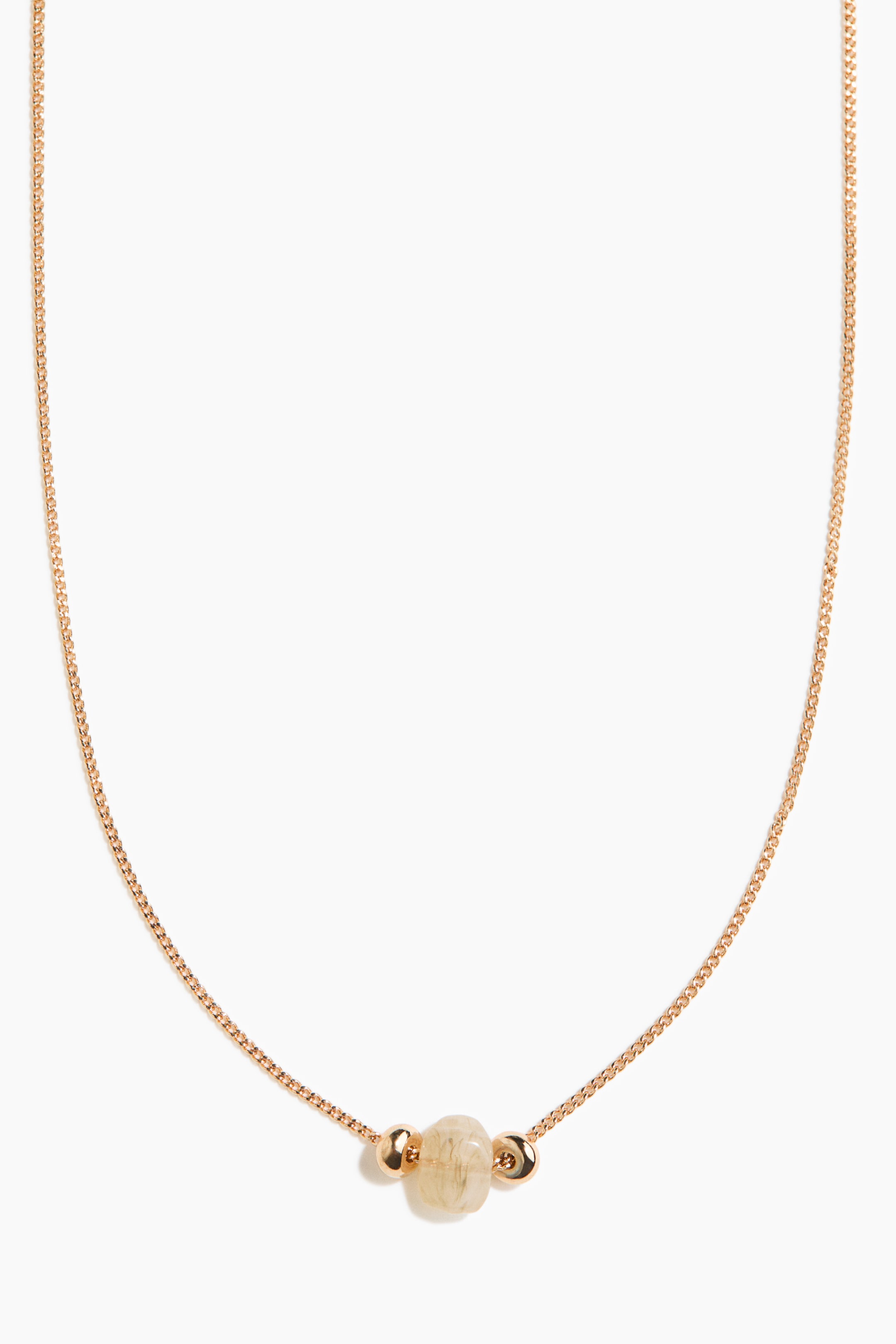 View larger image: Bead-detail necklace - Gold-coloured - Ladies | H&M IN 2