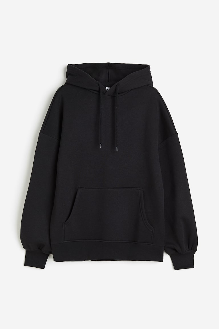 Oversized Hoodie Schwarz Ladies H&M DE