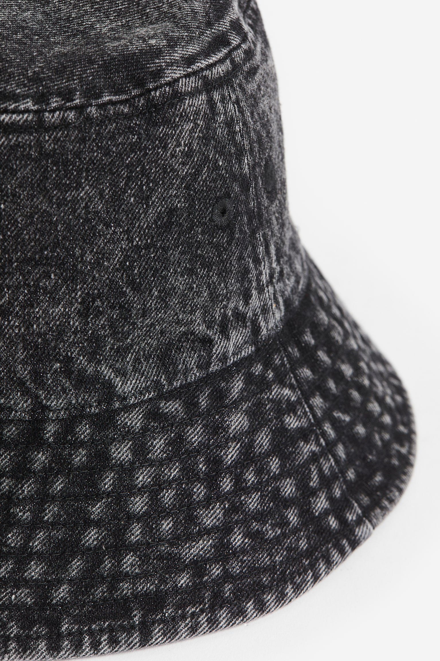 Denim bucket hat - Black - 2