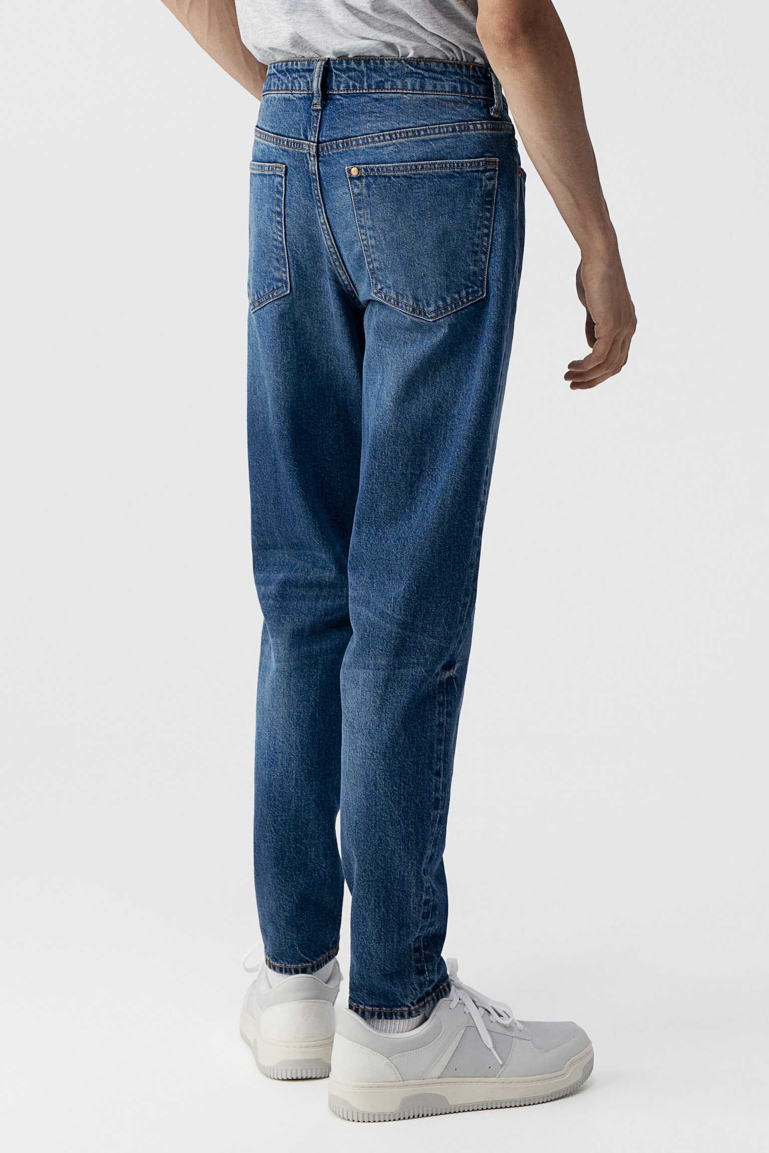 Tapered Regular Jeans - Denim blue/Black/Light denim blue/Black/No fade black/Light denim grey - 3