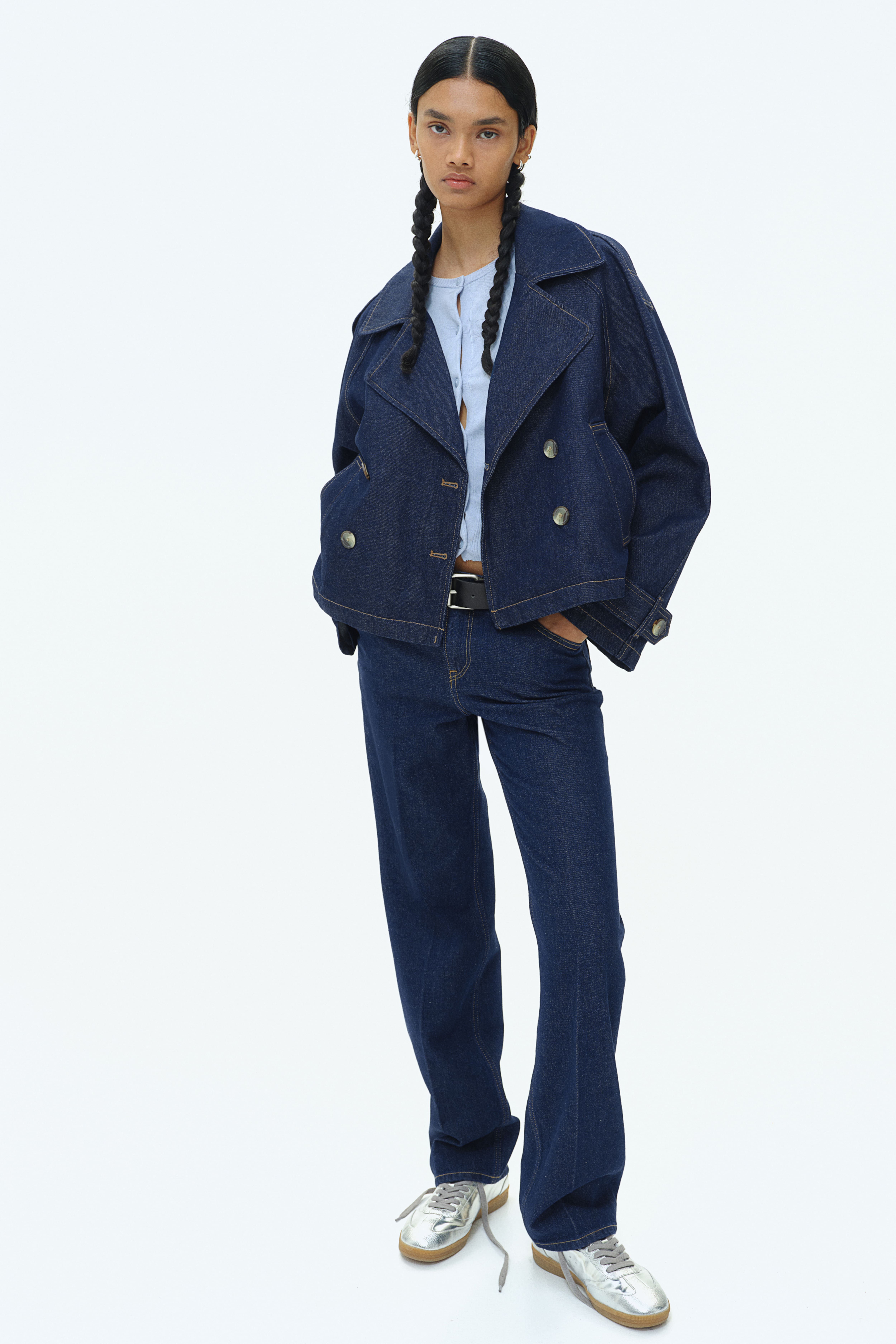 Blue Coats Jackets For Women Outerwear H M CA