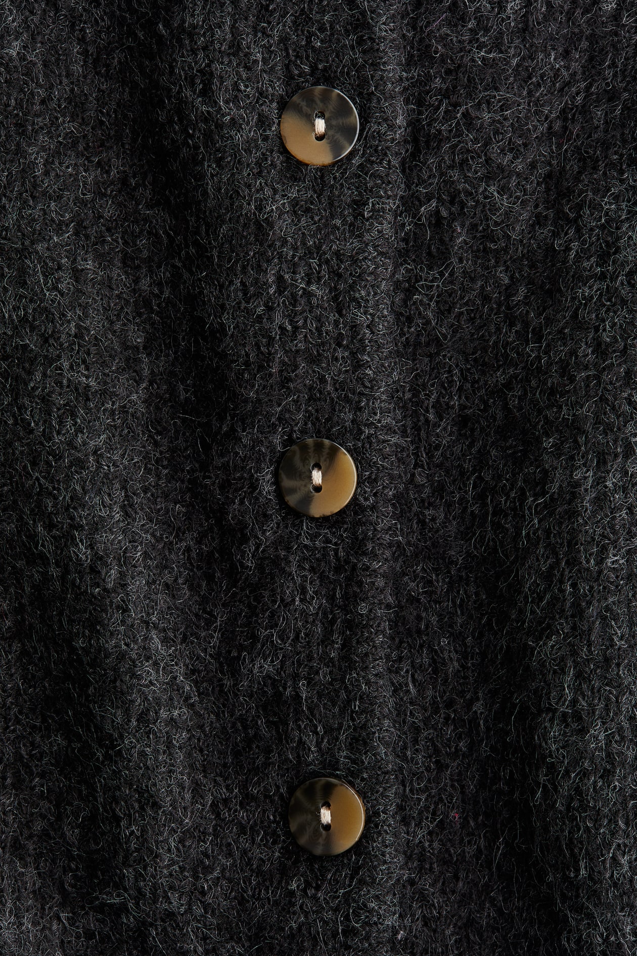 Rib-Knit Peplum Cardigan - image 4