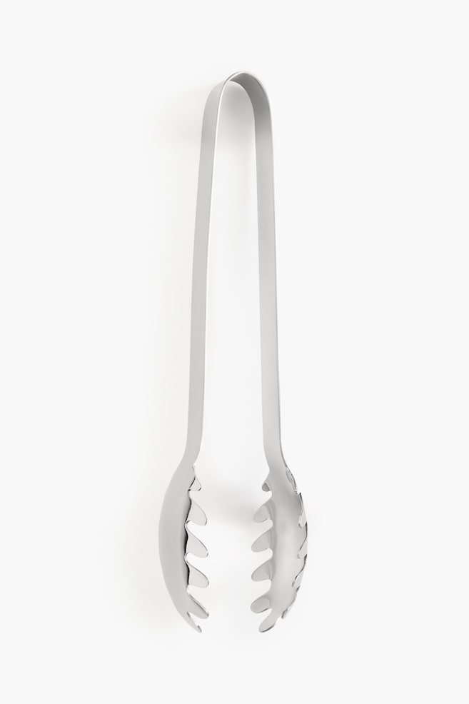Stainless steel pasta tongs - Silver-coloured - 1