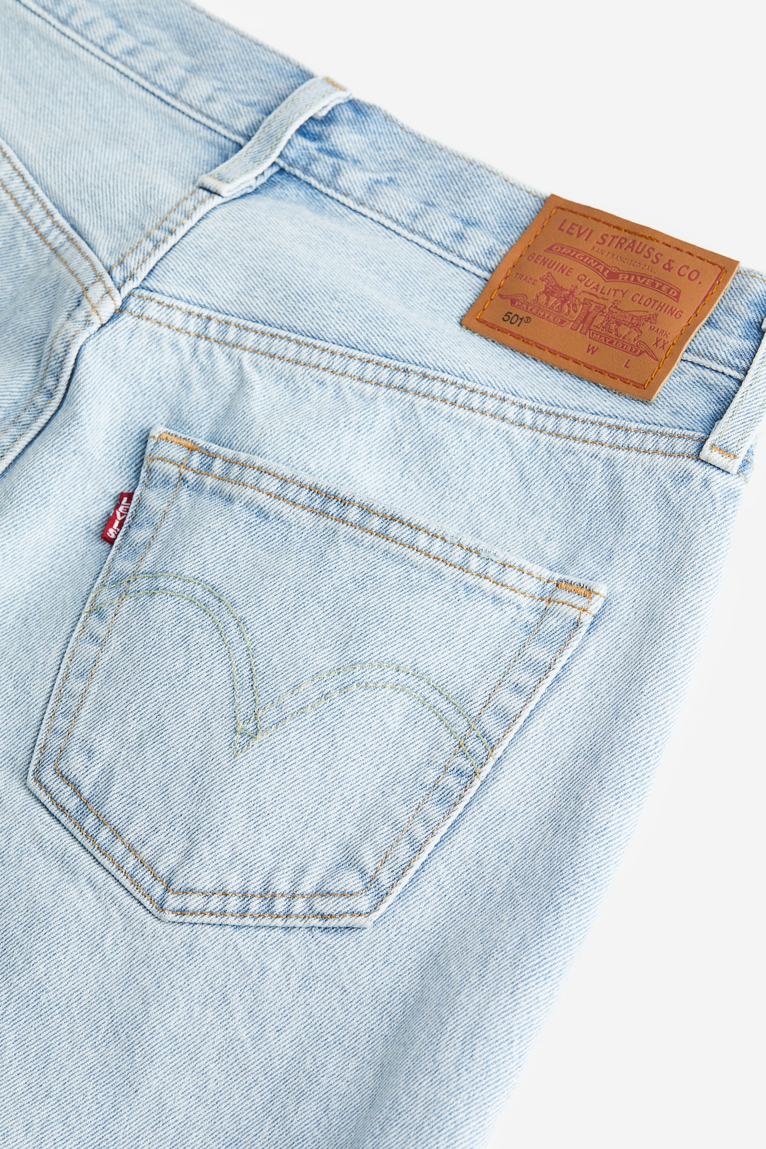 501® '90s Jeans - Light Indigo - Worn In - 5