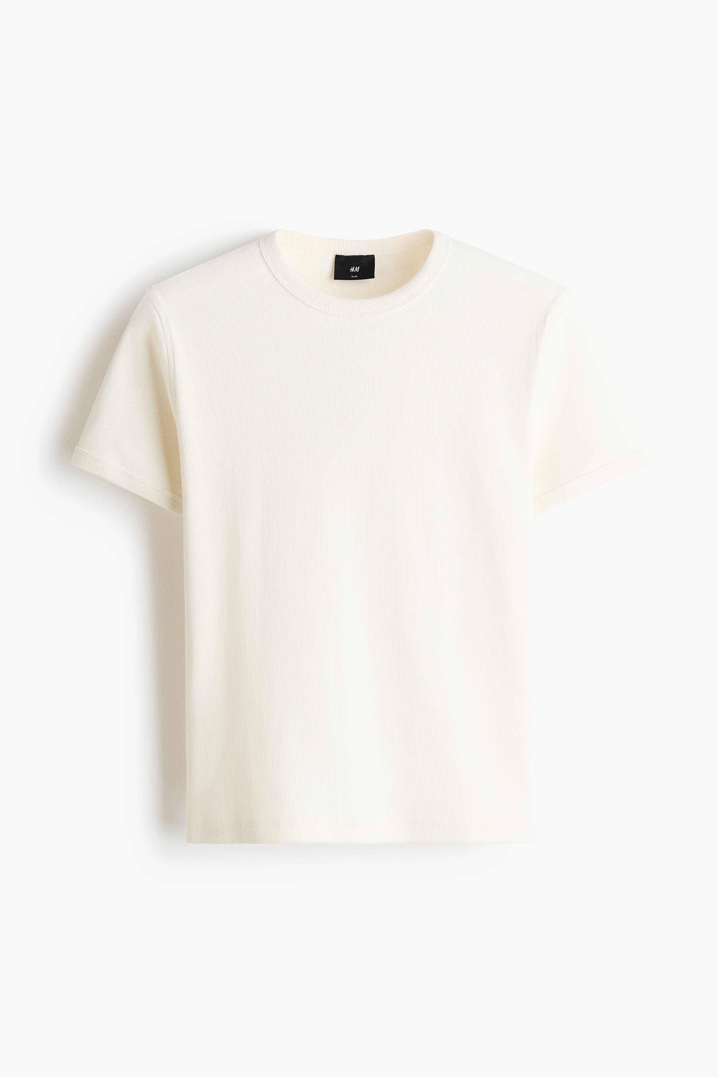 Rebrované tričko Slim FitModel
