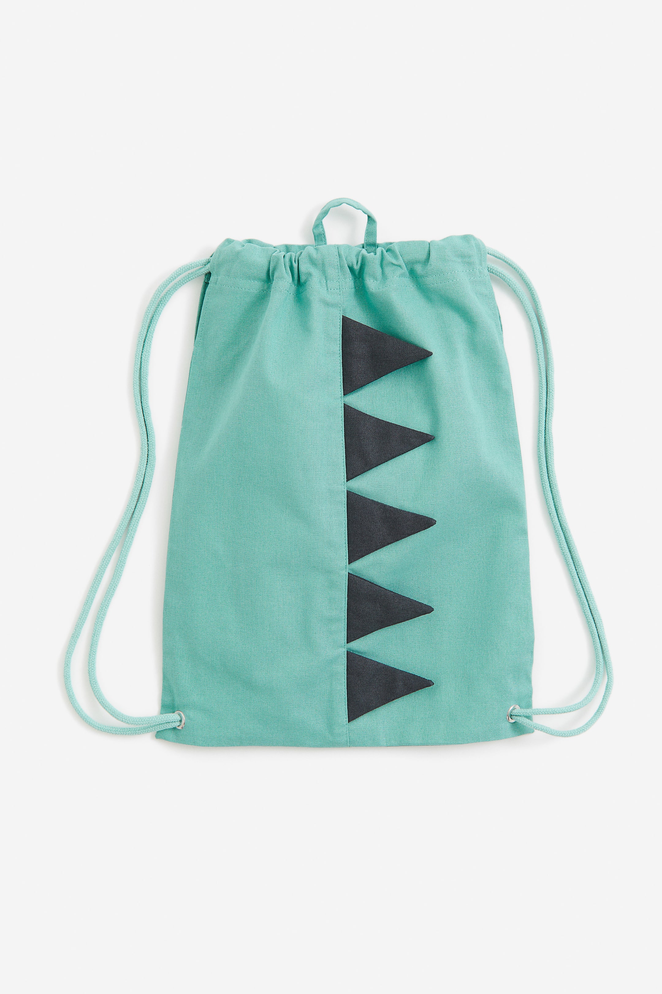 Cotton Canvas Gym Bag - Turquoise - Home All | H&M US