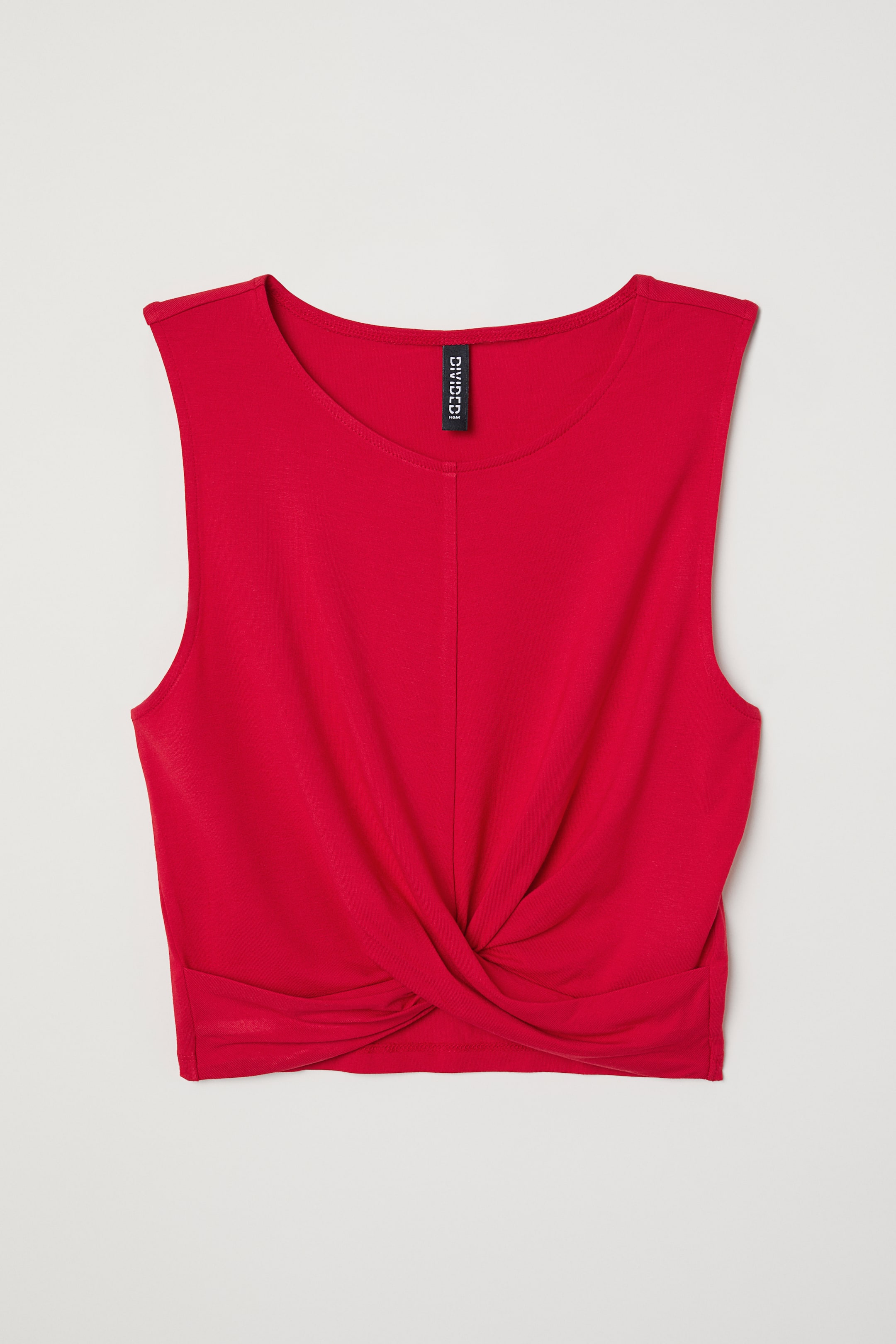 Agrandir l'image: Top en jersey - Rouge - FEMME | H&M FR 1