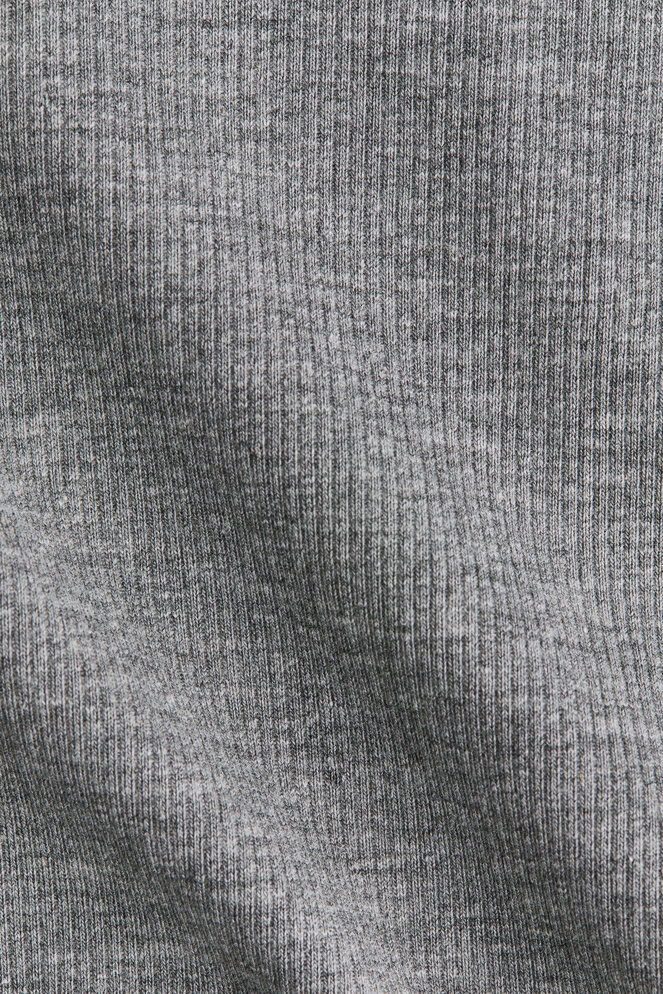 Long-Sleeved Ribbed Top
