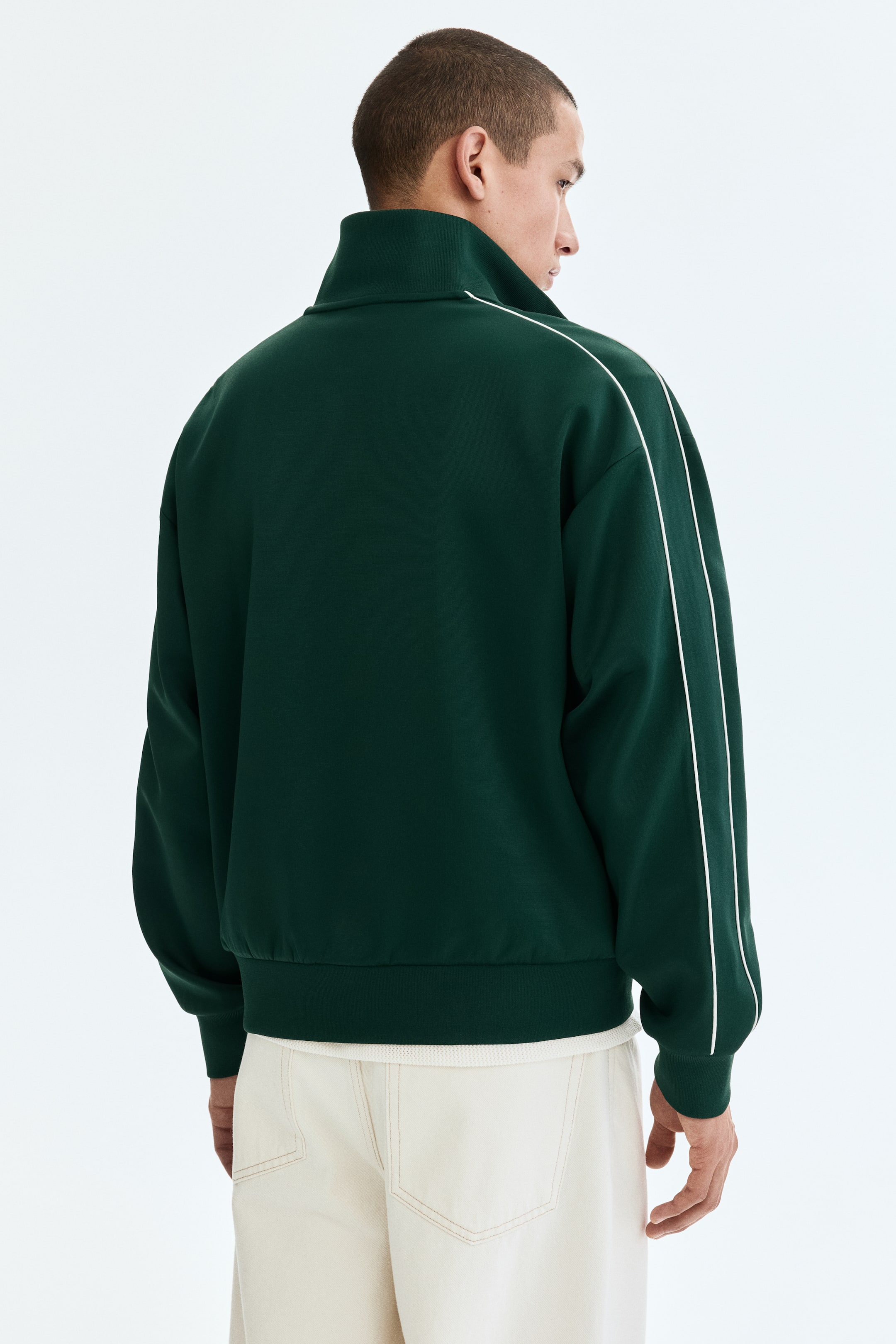Мужские куртки H&M Relaxed-Fit Scuba Track Jacket — фото 3