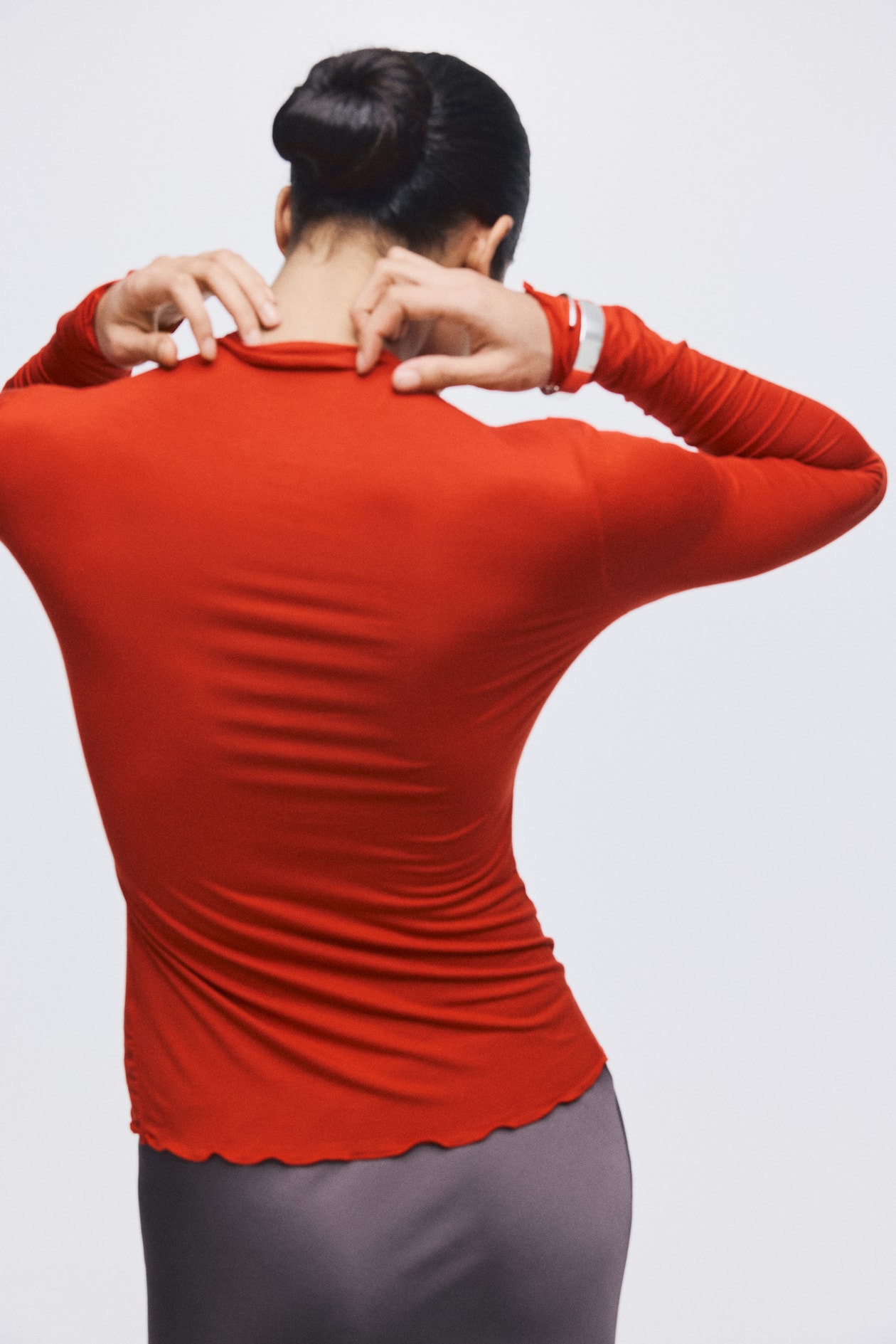 Mock Turtleneck Top - image 3