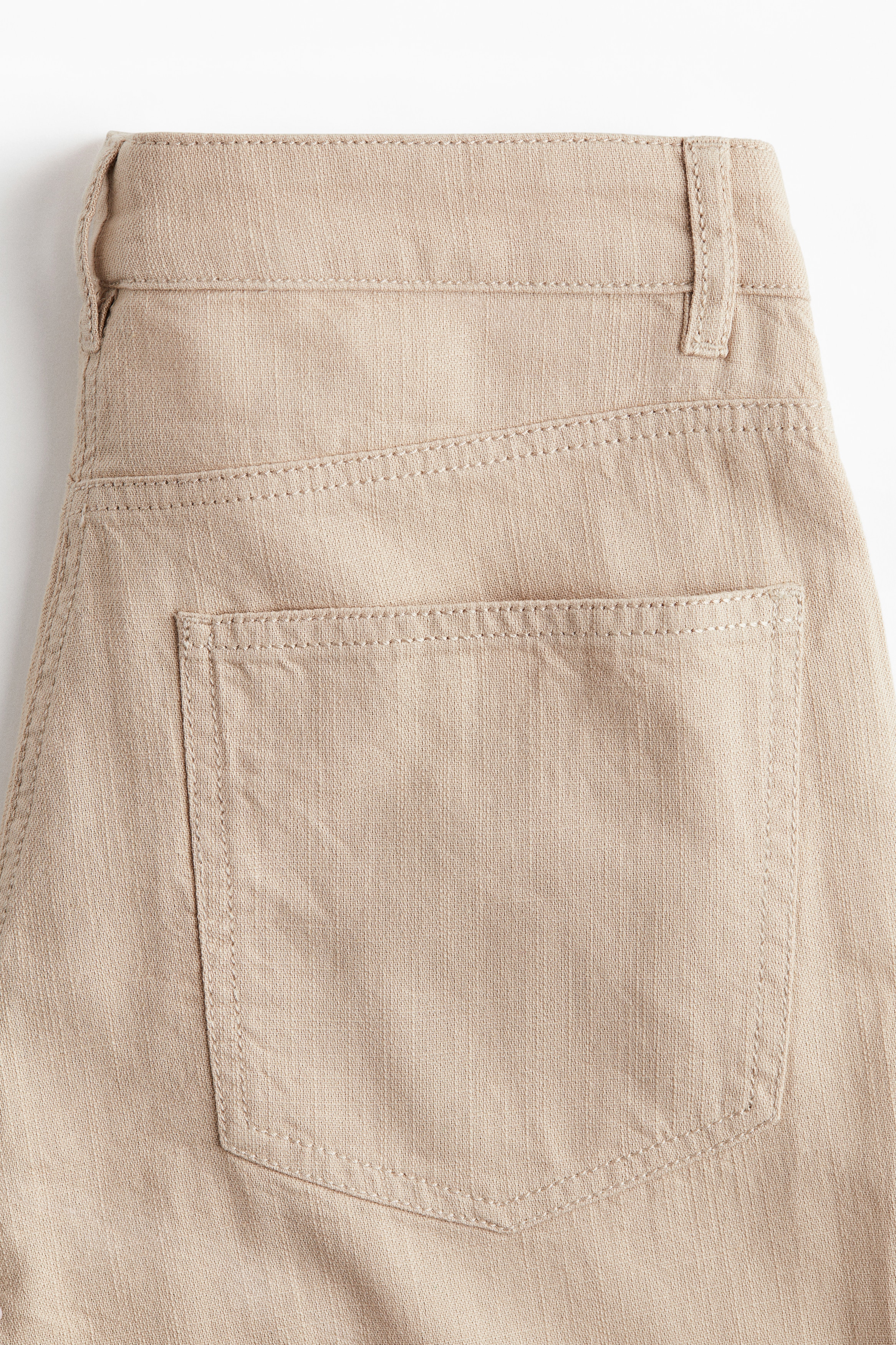 Wide cotton trousers