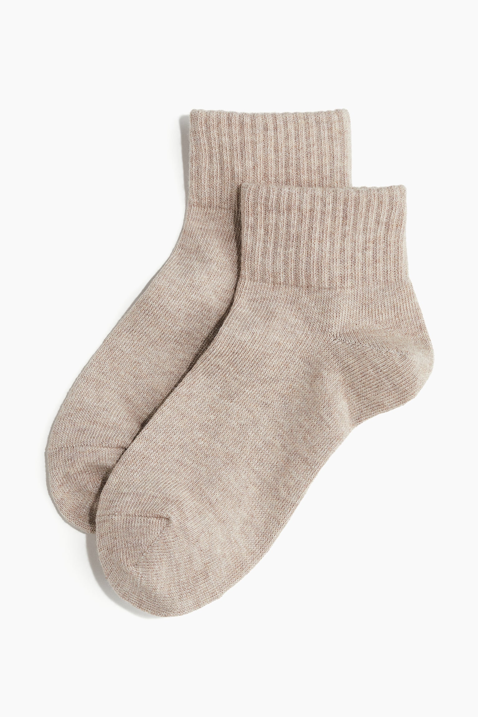 3-pack sports socks in DryMove™ - White/Beige/Brown - 2