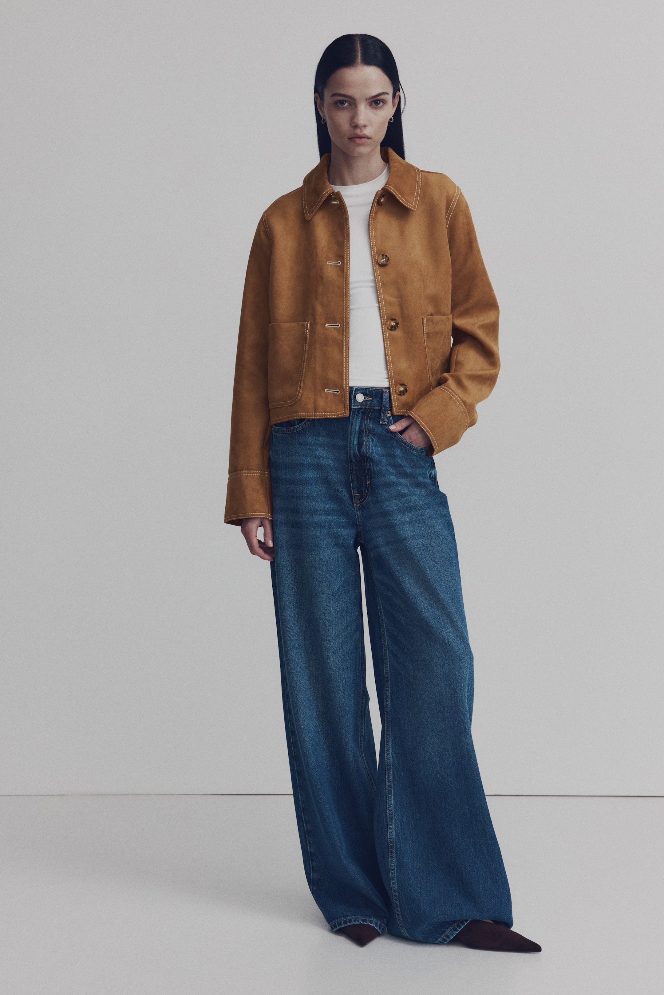 Zobrazit větší obrázek: Bunda s límcem - Béžová - ŽENY | H&M CZ 2