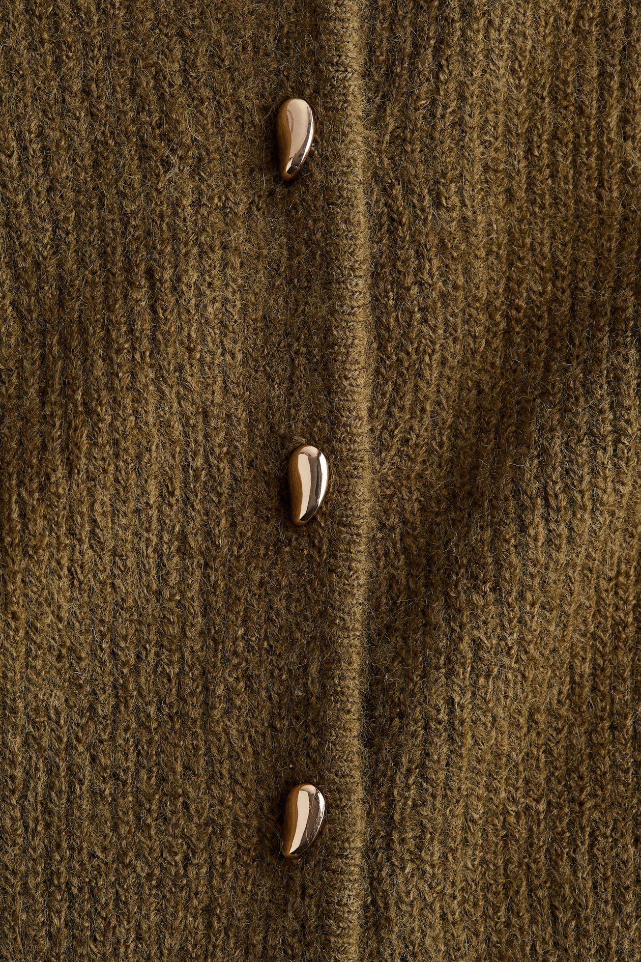 Rib-Knit Peplum Cardigan - image 4