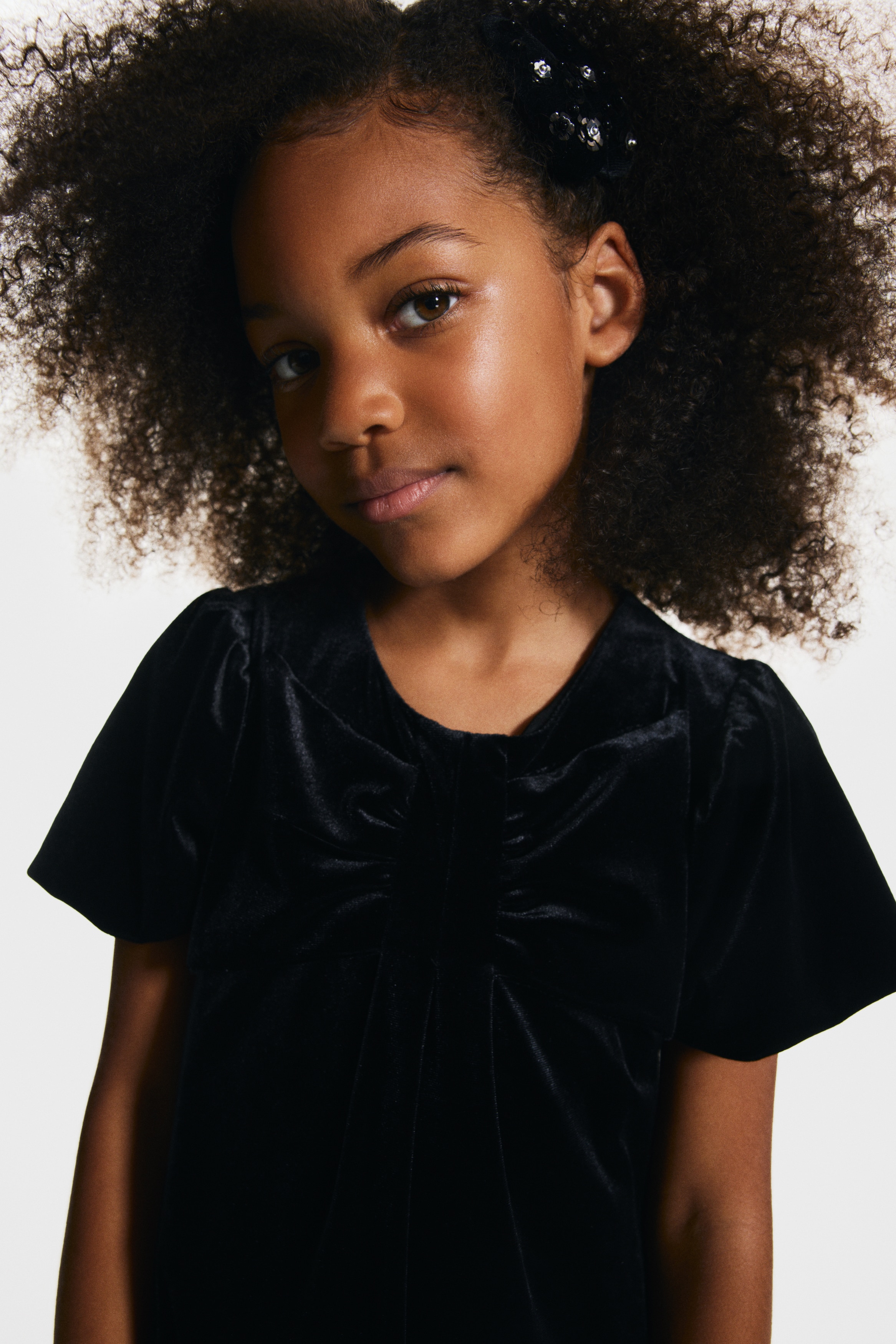 Black Velvet Dress for kids