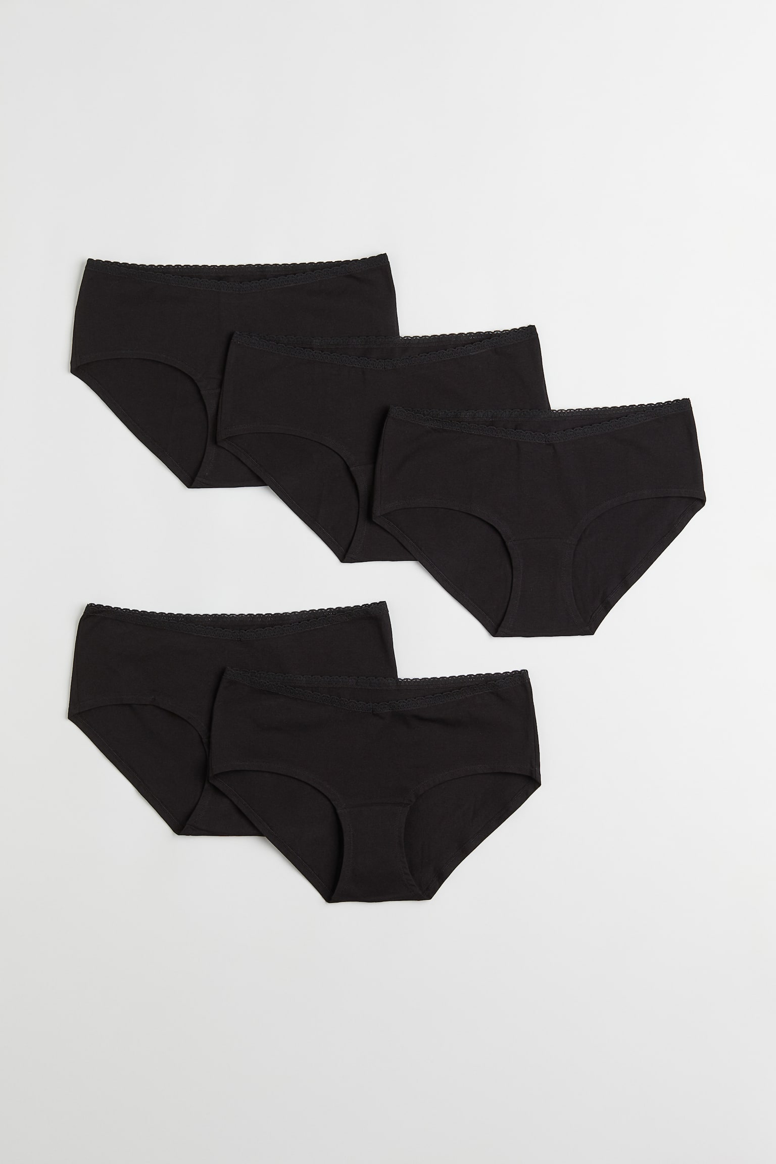 MAMA 5-pack hipster briefs - Black - 1