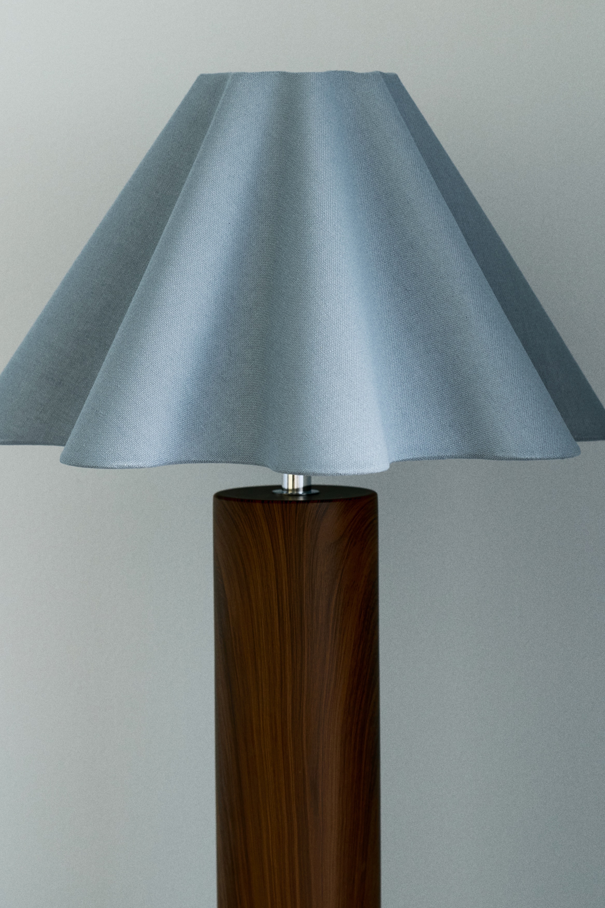 Linen-Blend Lampshade - Dusty blue/Dark red/White/Light beige