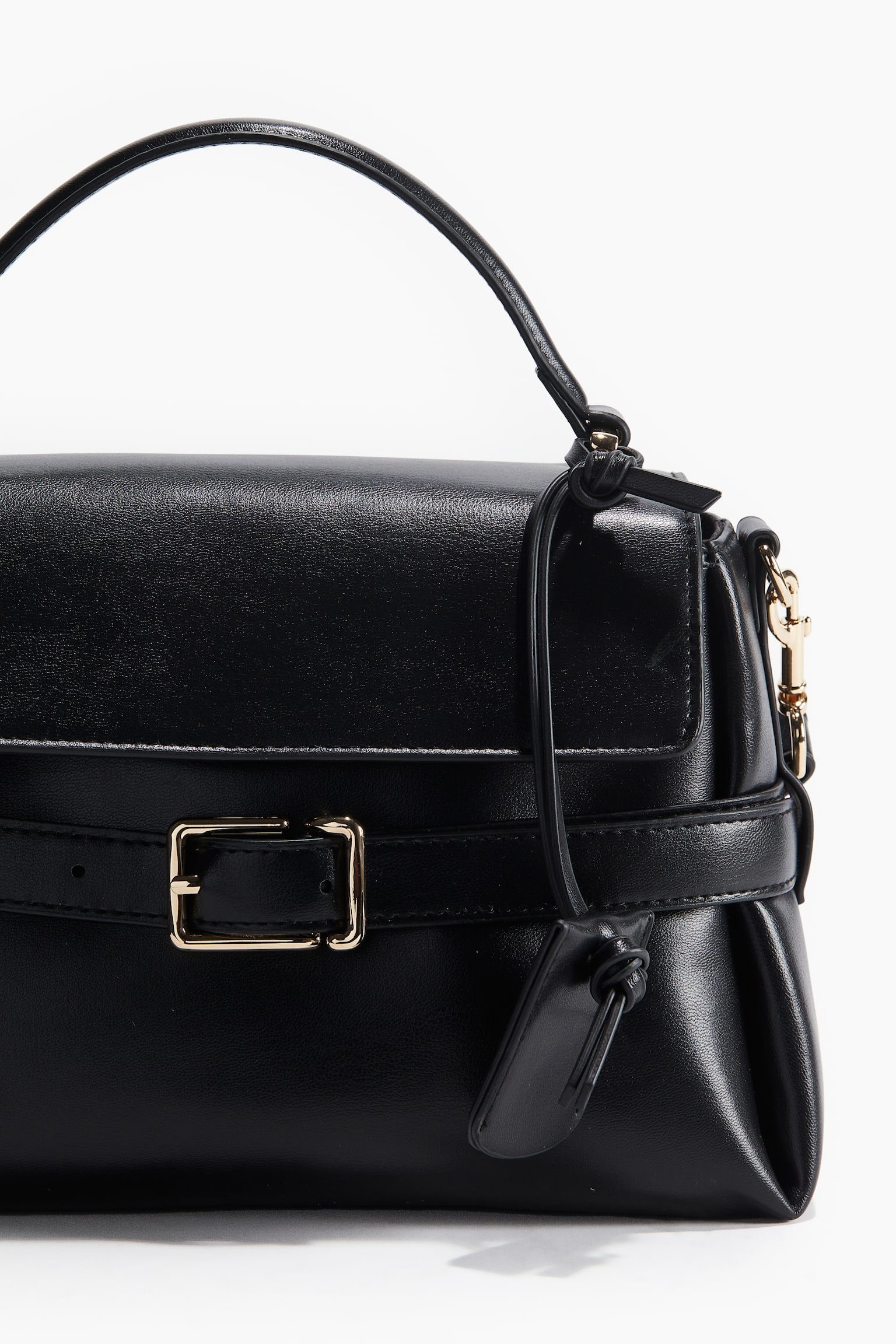 Strap-detail crossbody bag - Black - 3